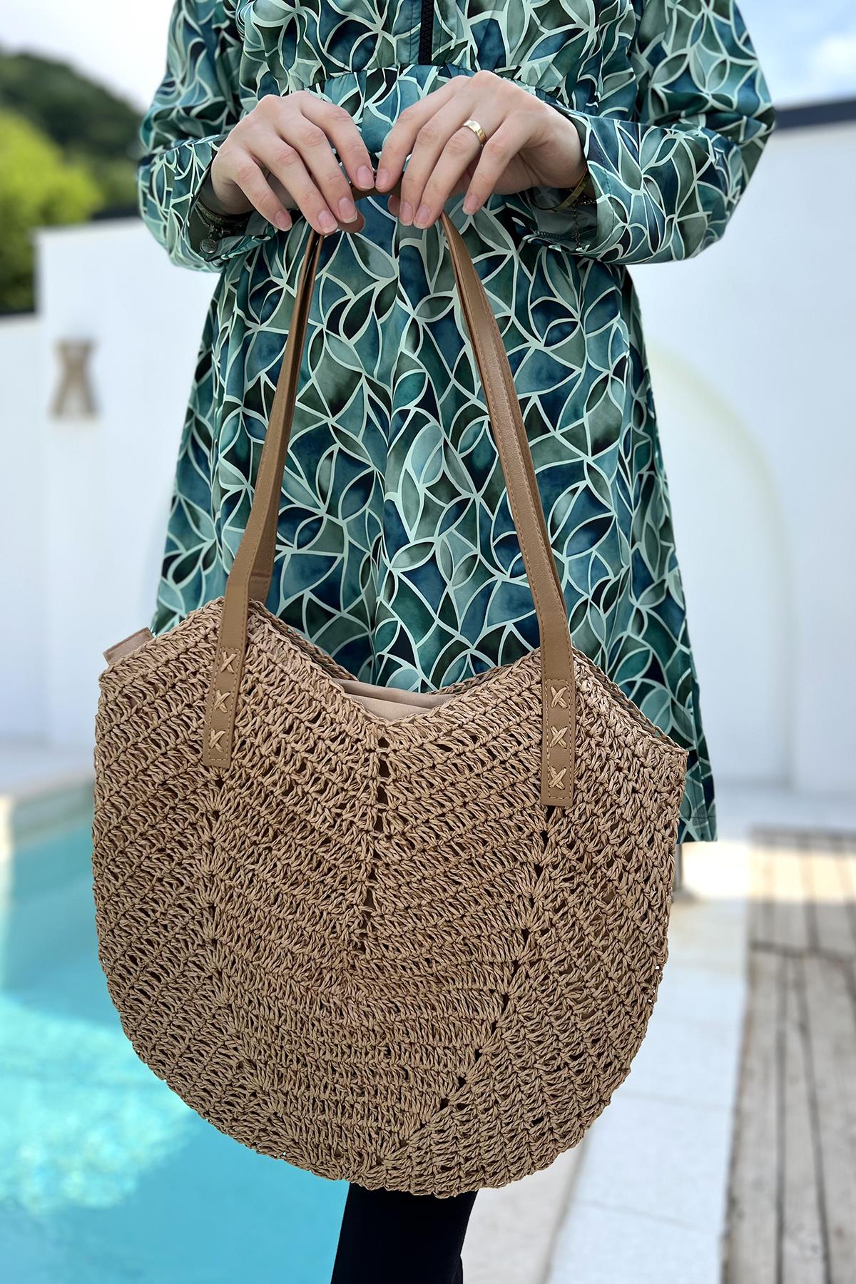 Remsa Hasır Çanta 003 Camel