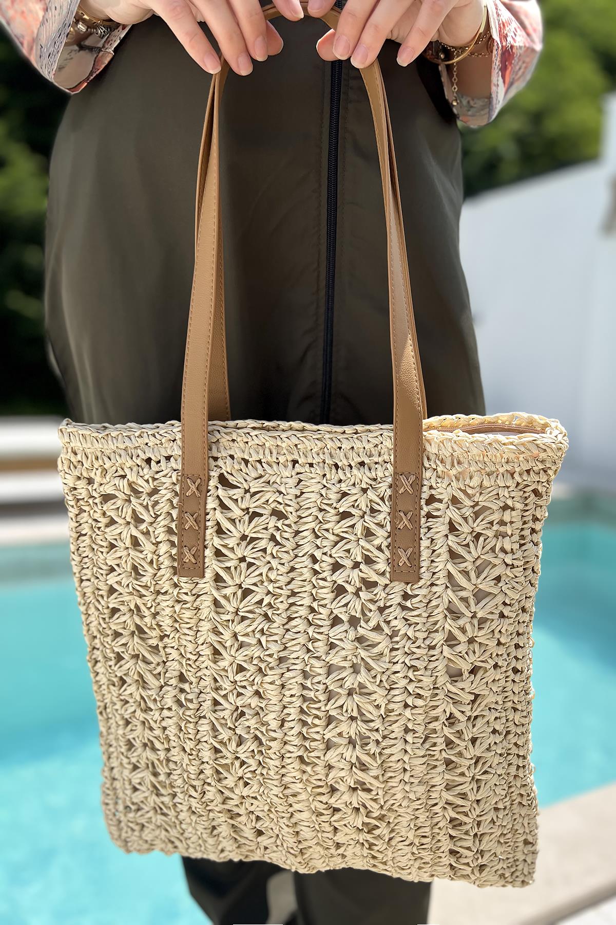 Remsa Hasır Çanta 022 Bej