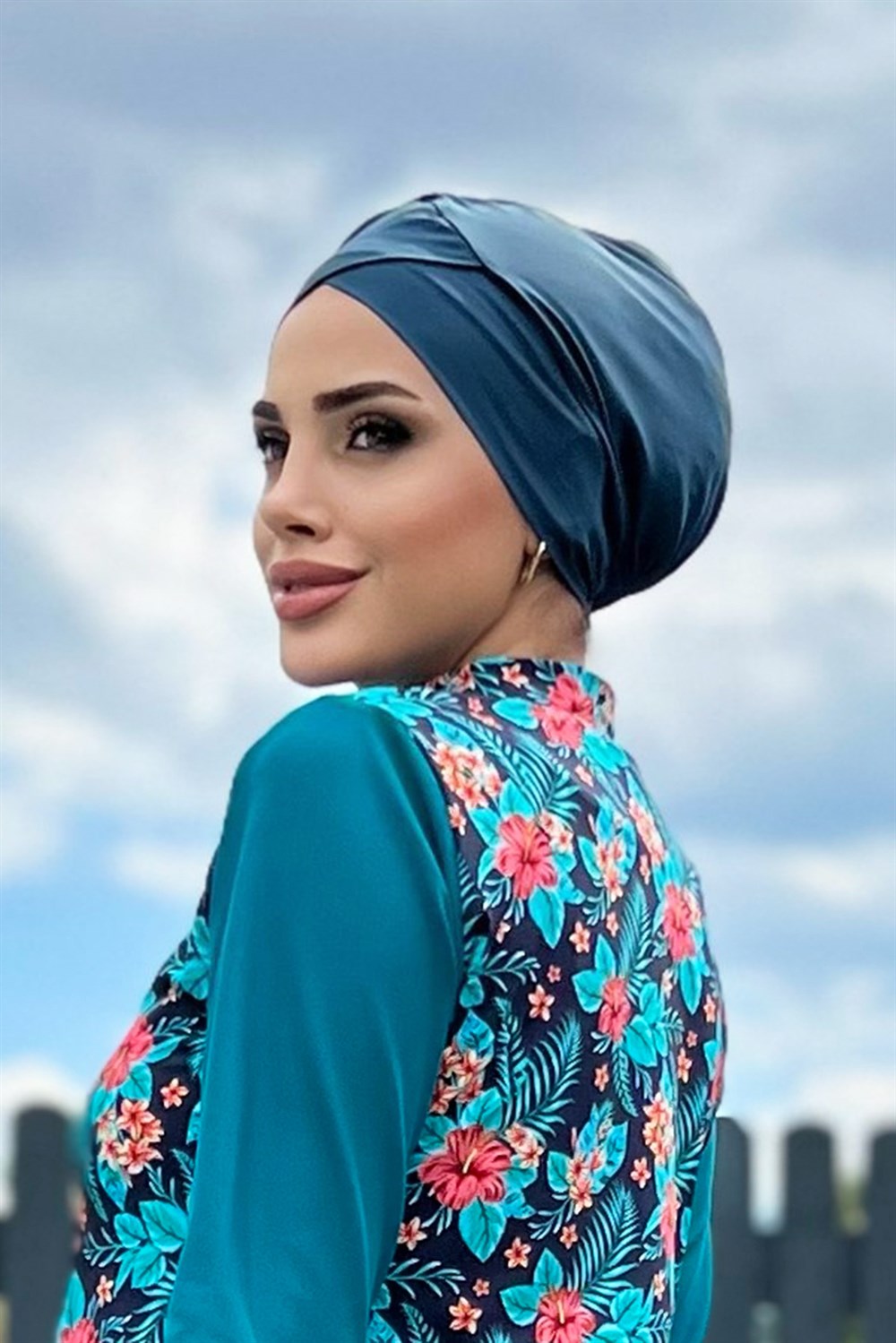 Remsa Mayo Çapraz Deniz Bone Petrol R-1002-B01