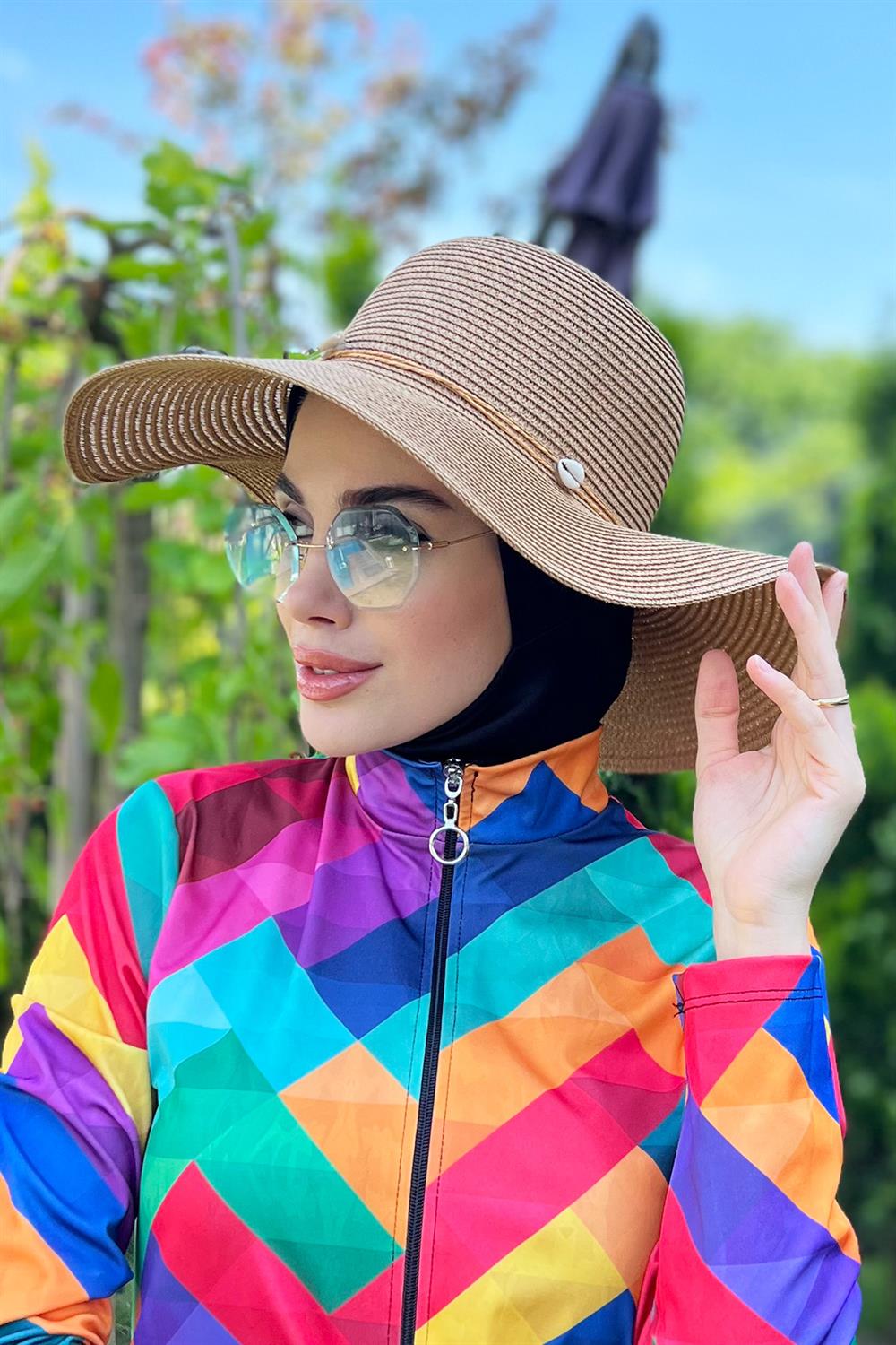 Remsa Mayo Deniz Kabuklu Hasır Şapka Camel RŞ-70