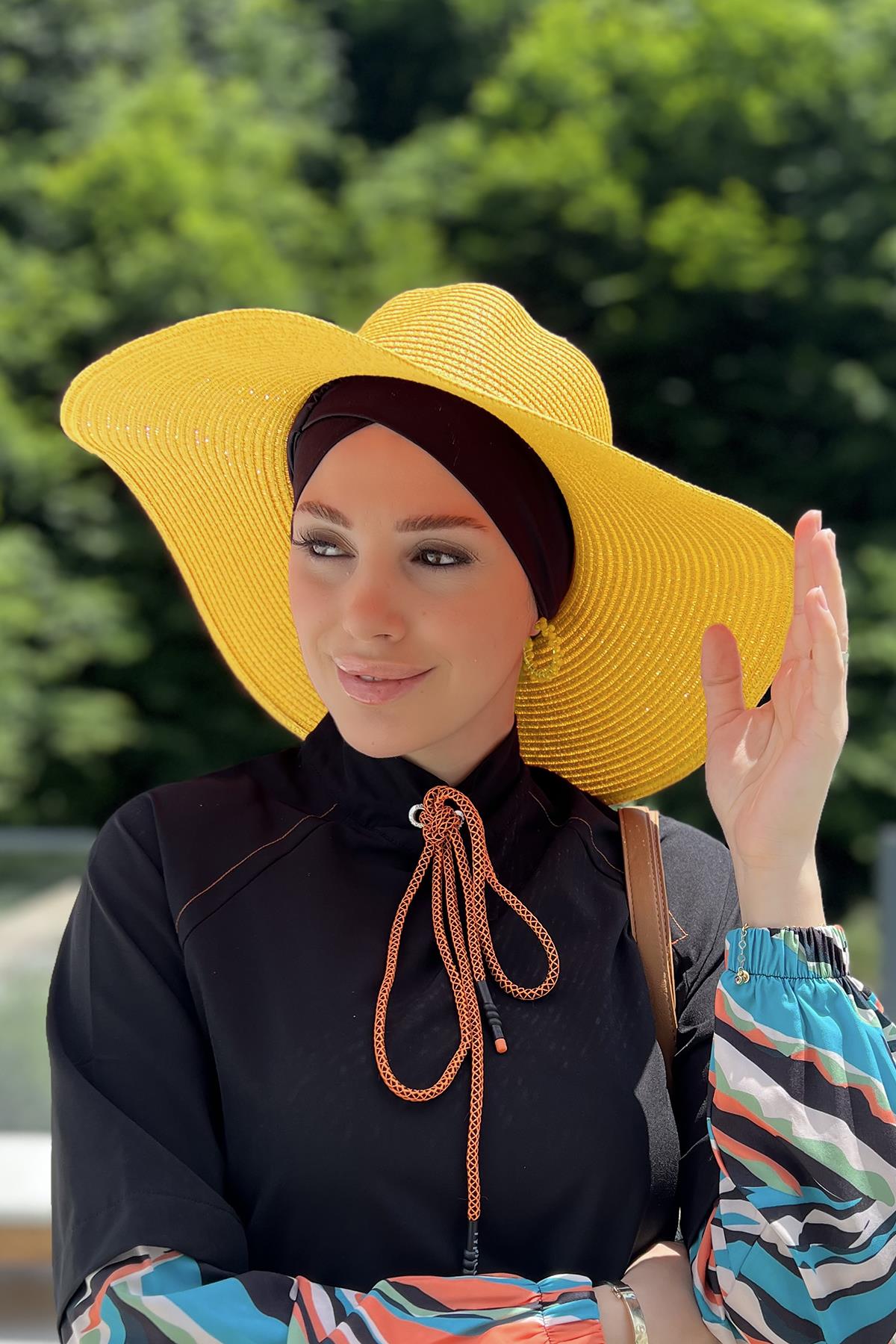 Remsa Mayo Hasır Şapka Sarı RŞ-64