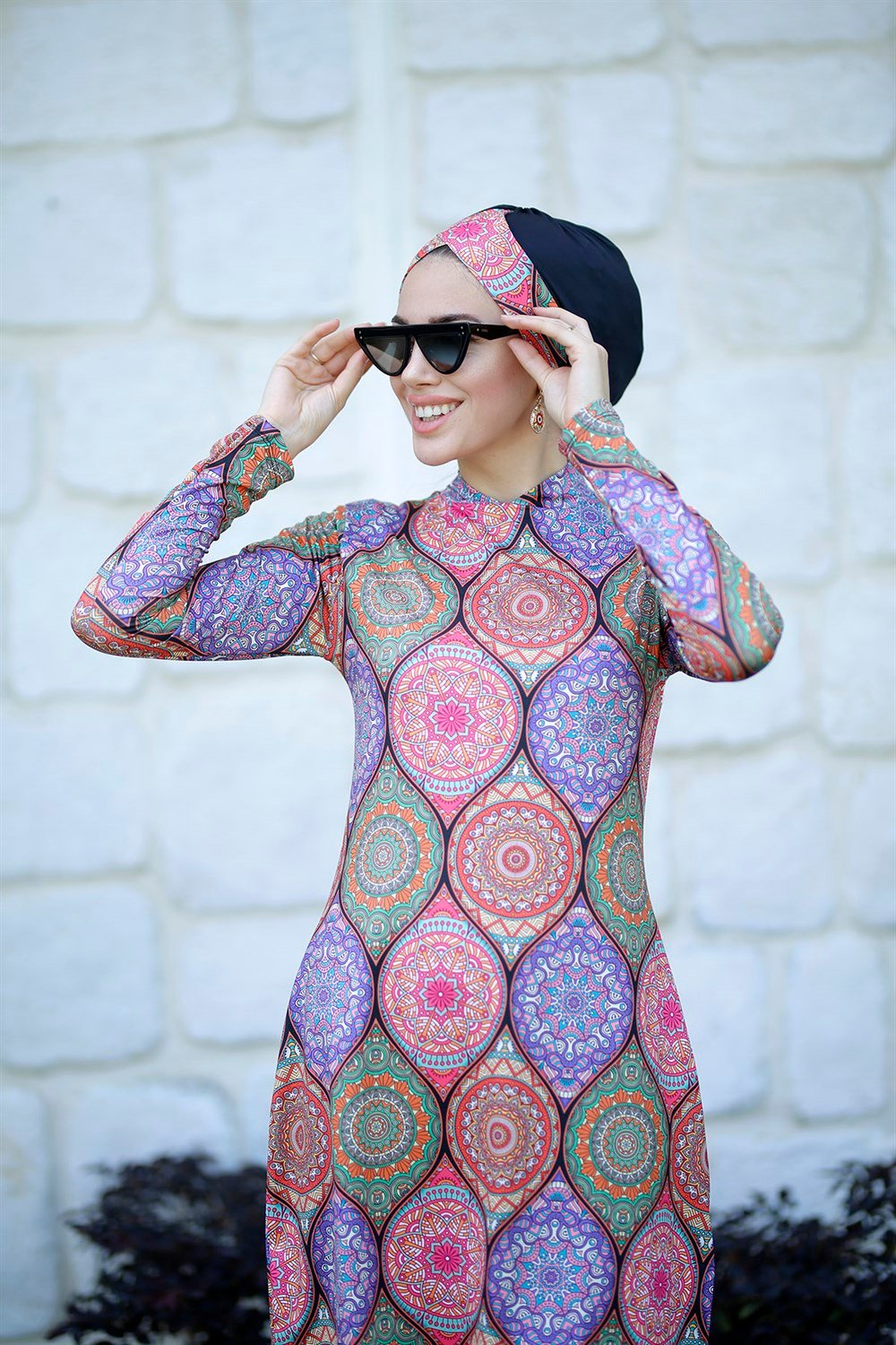 Remsa Mayo Likralı Tam Kapalı Tesettür Mayo 2305 ETNİK