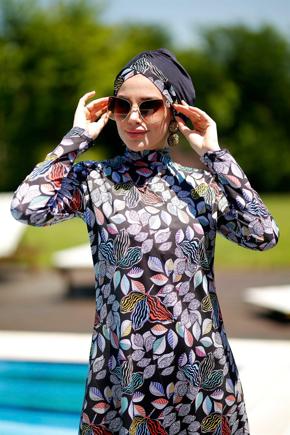 Remsa Mayo Likralı Tam Kapalı Tesettür Mayo 2203 Şenay