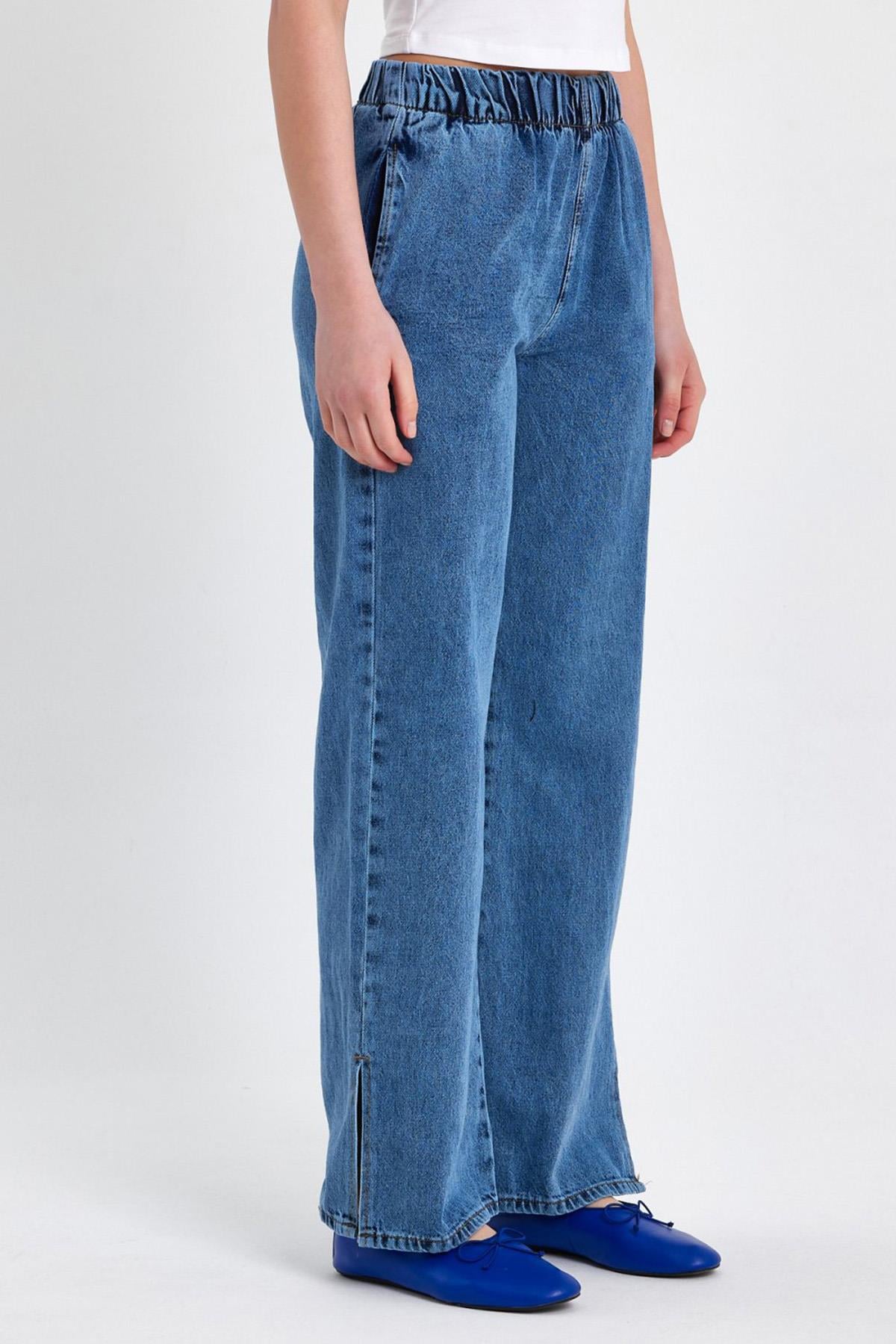 Remsa Palazzo Yırtmaçlı Denim 607 Lacivert
