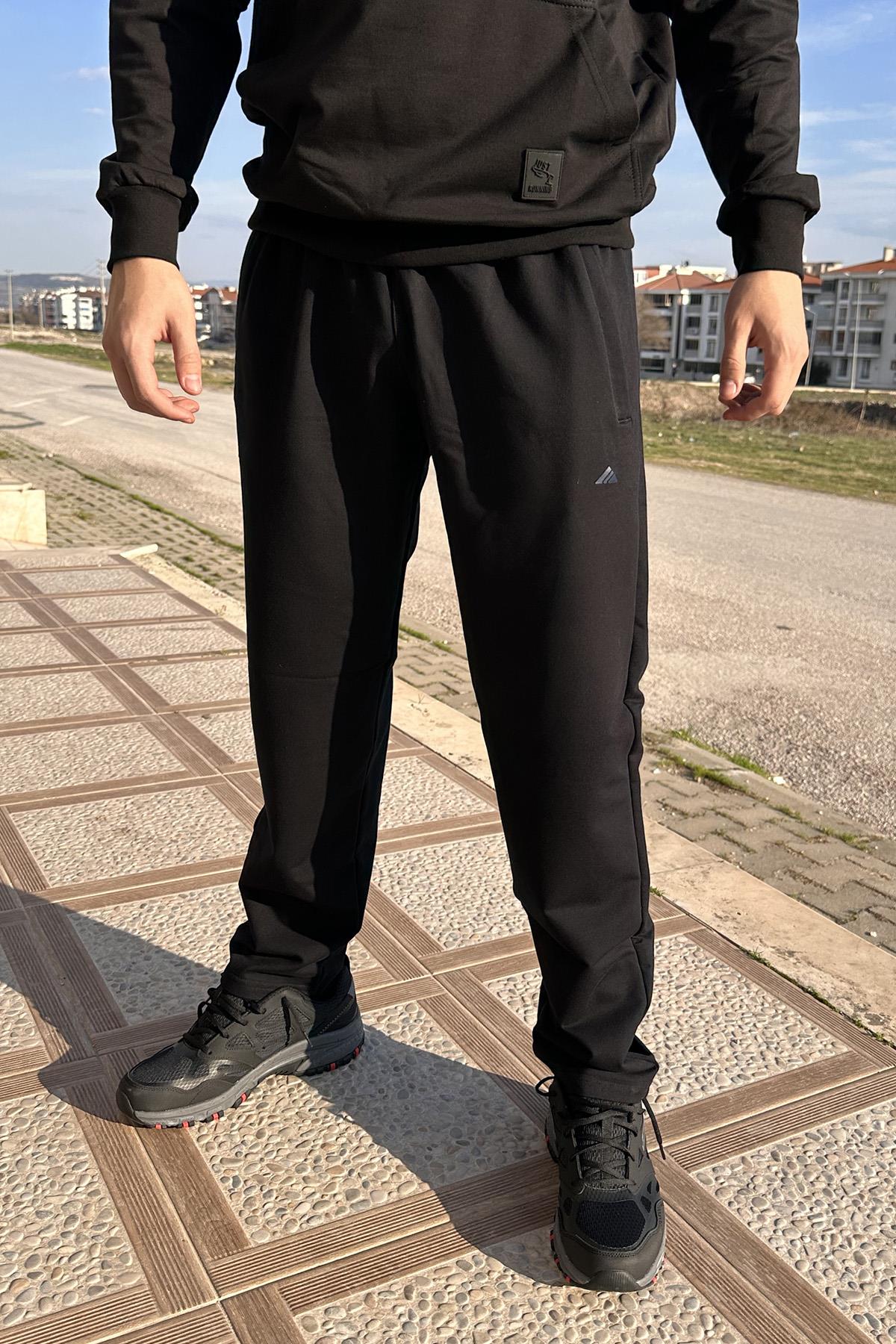 Remsa Spor Erkek Geniş Kesim Beli Lastikli 3 Cepli Eşofman Altı Lacivert