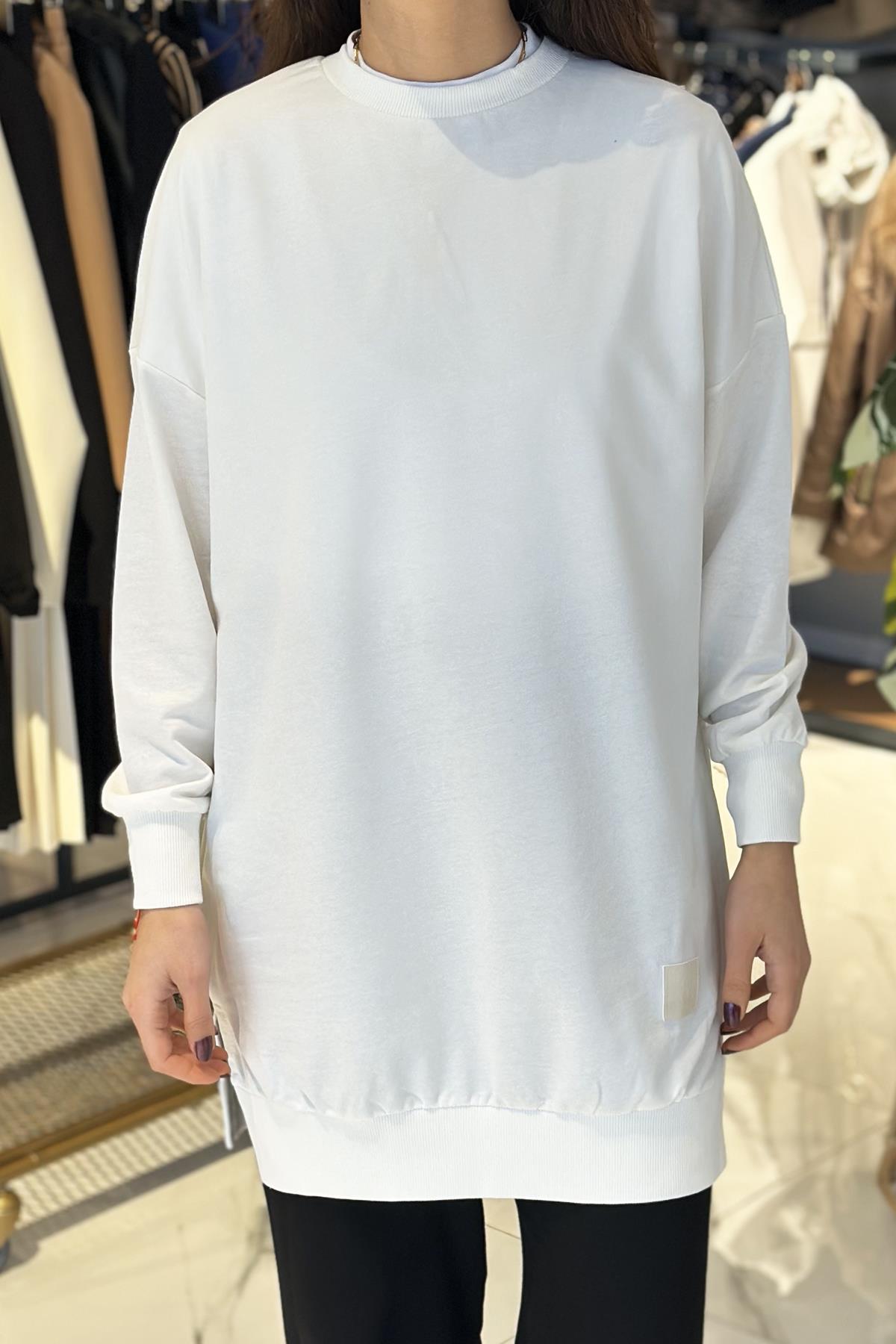 Soul Basic Sweat Tunik 30644 Ekru