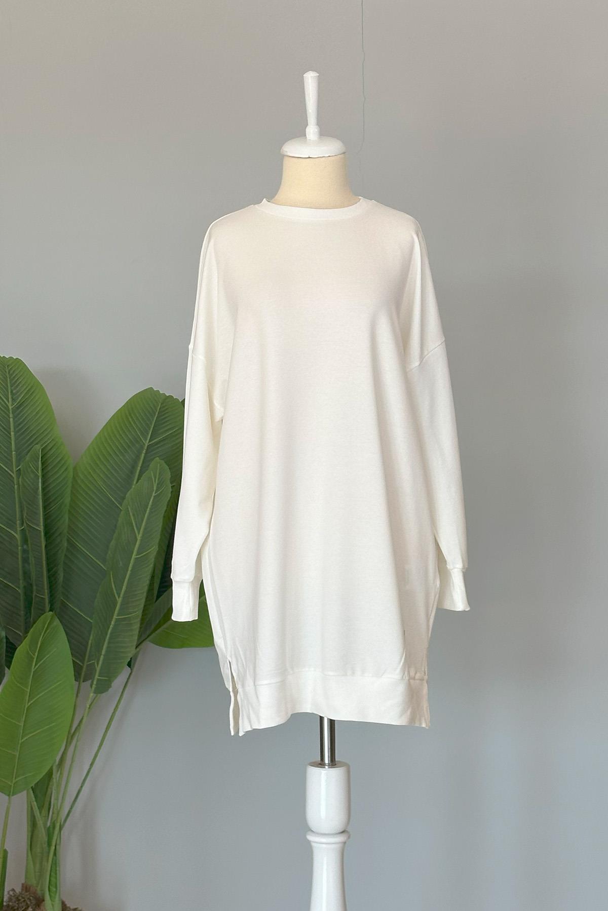 Soul Basic Sweat Tunik 30644 Ekru