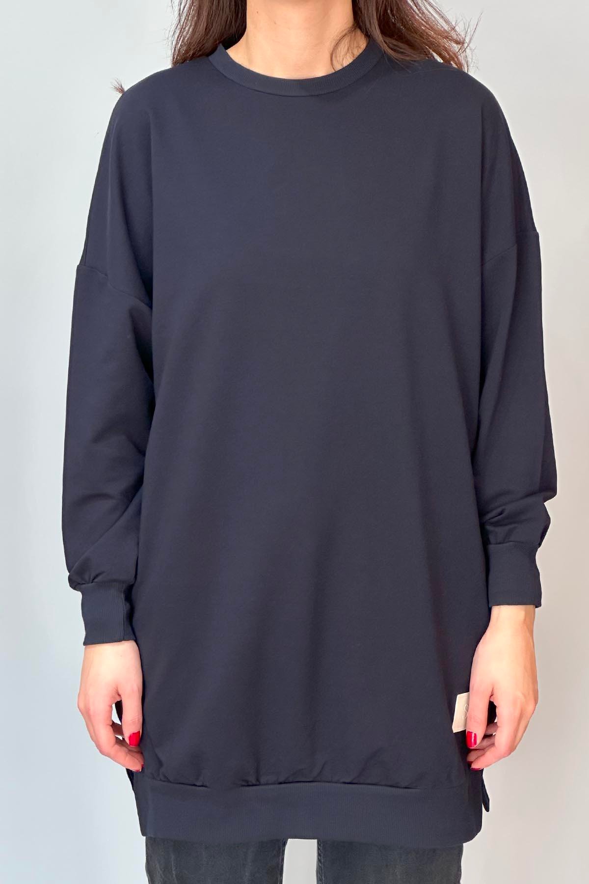 Soul Basic Sweat Tunik 30644 Koyu Lacivert