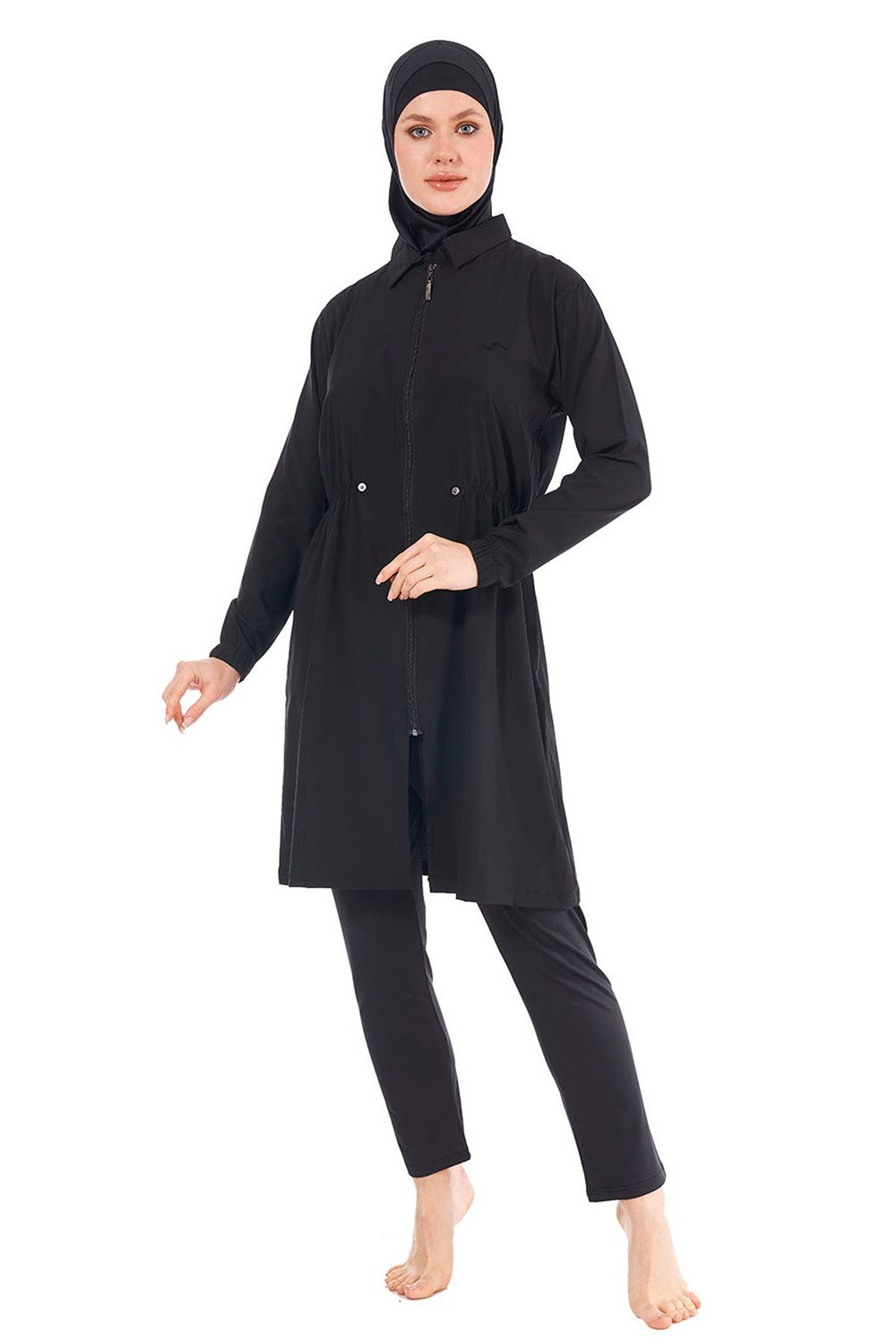 Tam Kapalı Tesettür Mayo 22970 Siyah