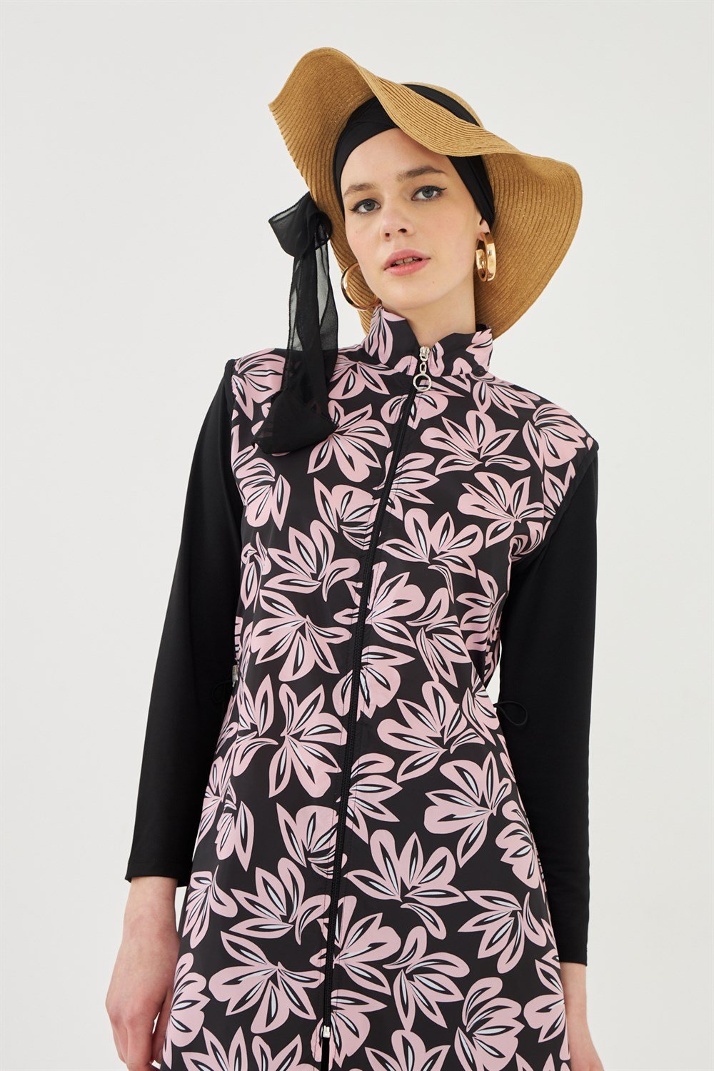 Tam Kapalı Tesettür Mayo Deniz Mayosu TD703/99