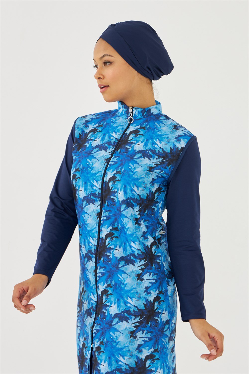 Tam Kapalı Tesettür Mayo Deniz Mayosu TD703-456