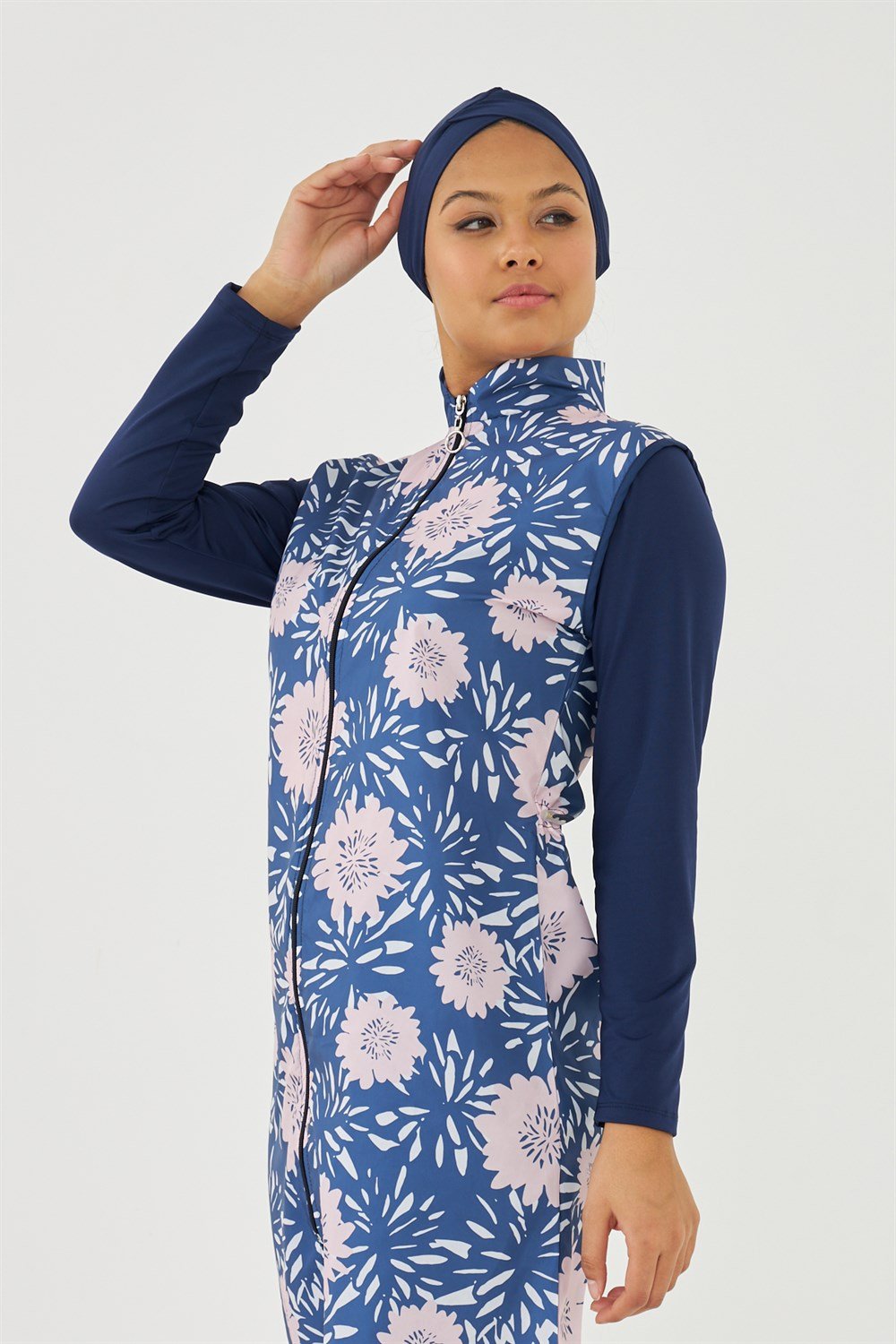 Tam Kapalı Tesettür Mayo Deniz Mayosu TD703-421