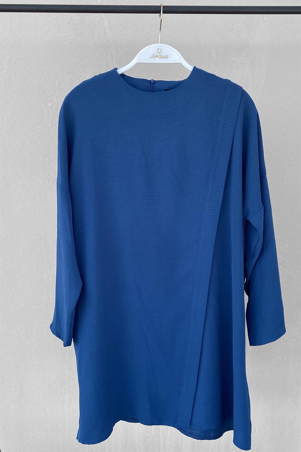 Tesettür Ayrobin Tunik 1056 Saks