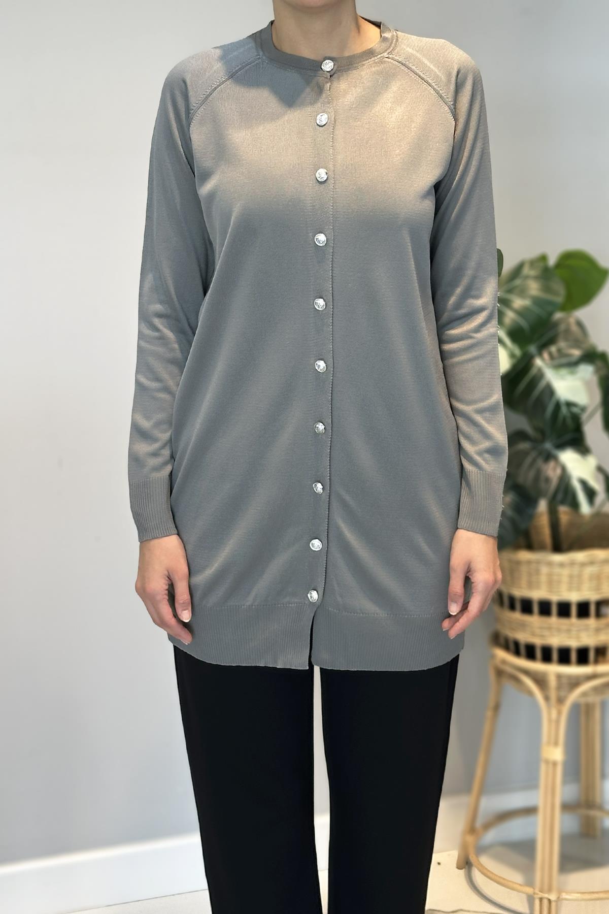 Triko Hırka 01 Füme