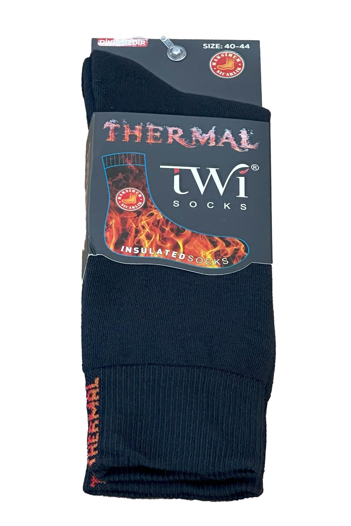 Unisex 40-44 Kışlık Termal Soket Çorap TWİ-01-T Lacivert