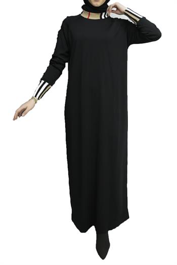 Nuss Merserize Triko Elbise 520 Siyah
