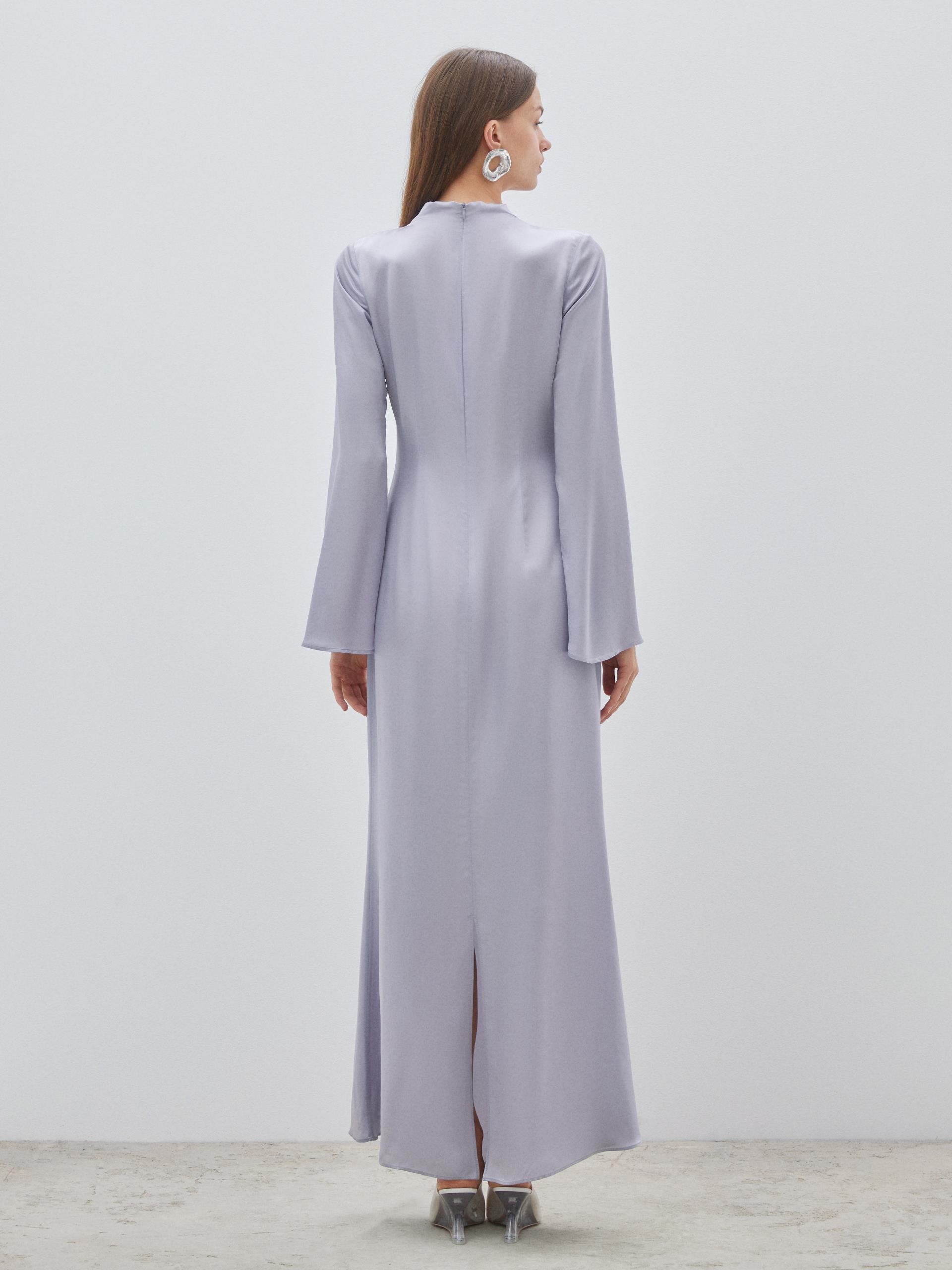 Long Sleeve Lilac Dress