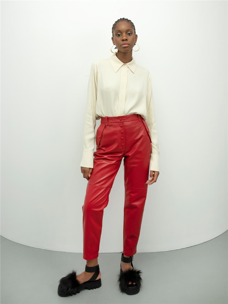 Women Red Pants  Explore our New Arrivals  ZARA United States
