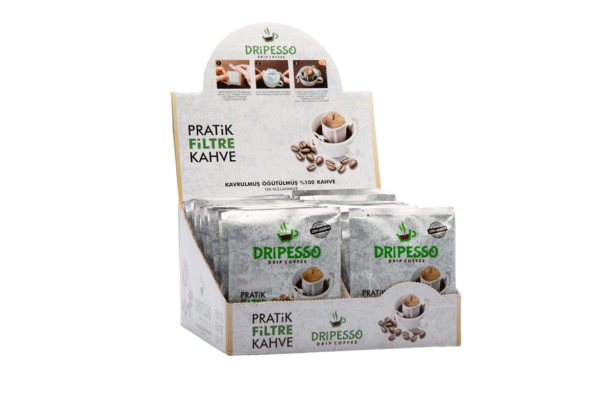 Dripesso Pratik Filtre Kahve 50'li Paket | Taptaze Filtre Kahve