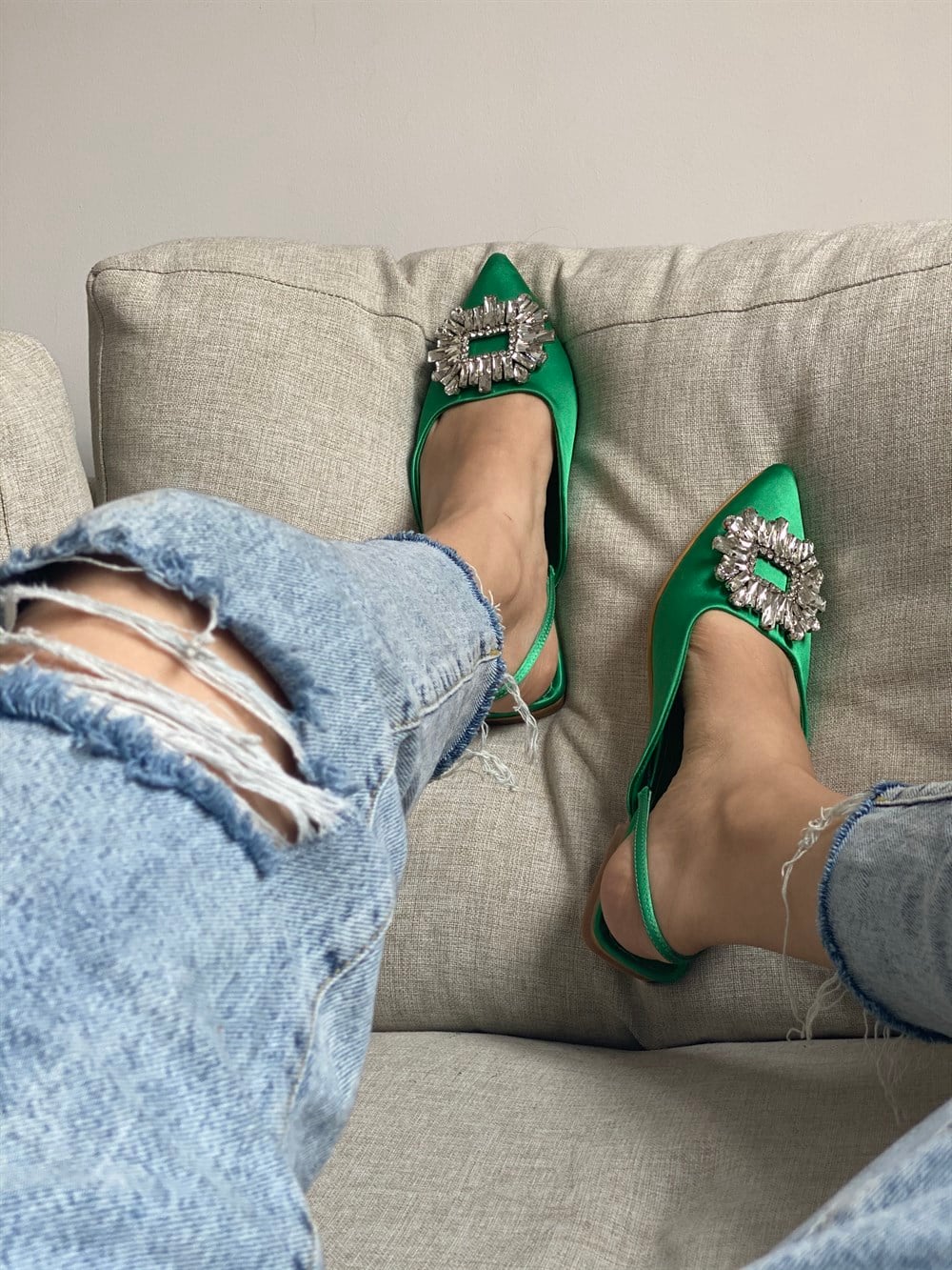 ZARA ZÜMRÜT YEŞİLİ BABET