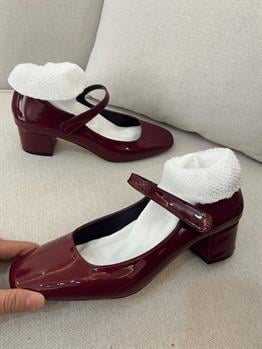 BORDO RUGAN VİNTAGE AYAKKABI
