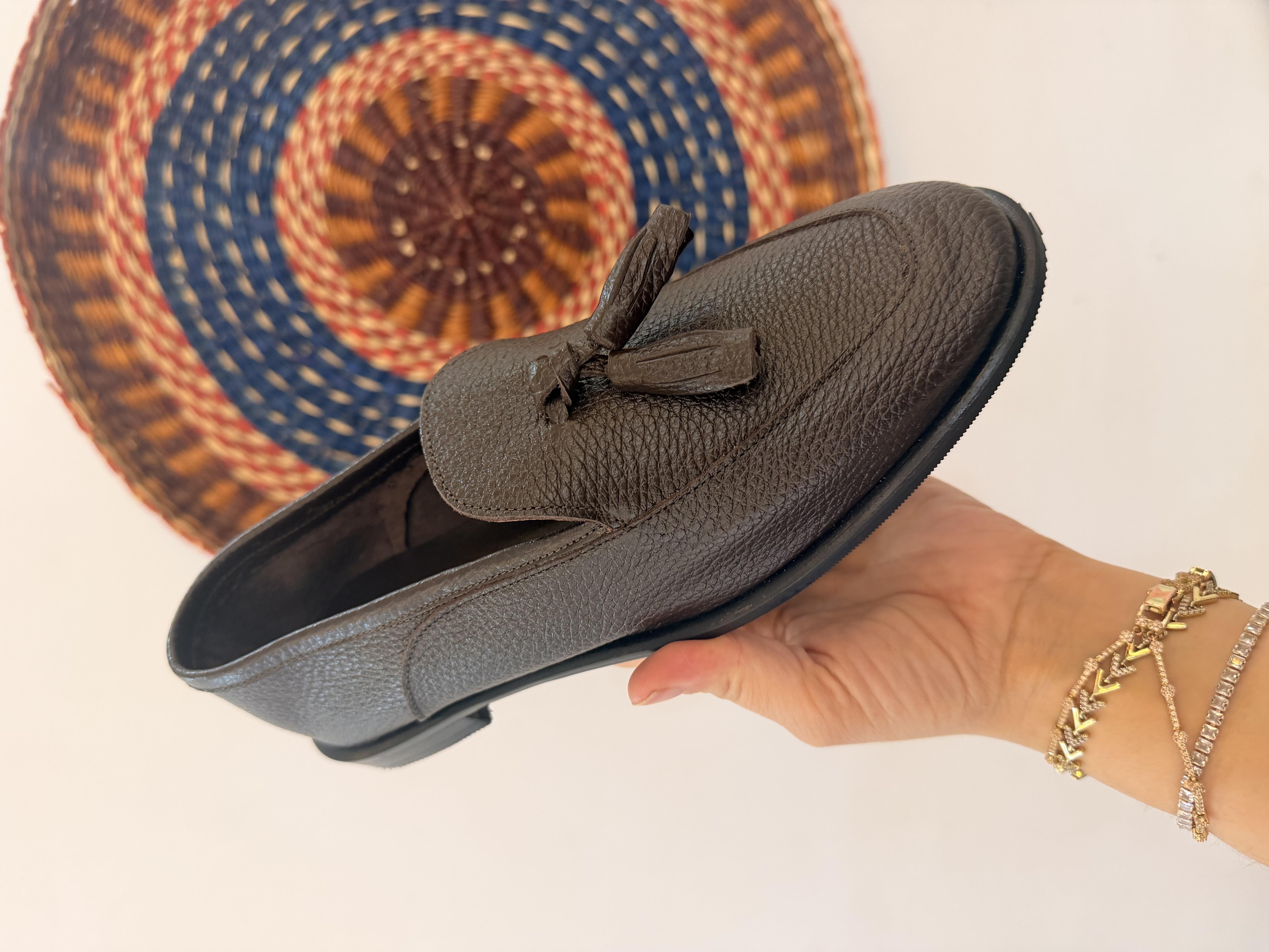 ACI KAHVE FLOTER PÜSKÜLLÜ LOAFER