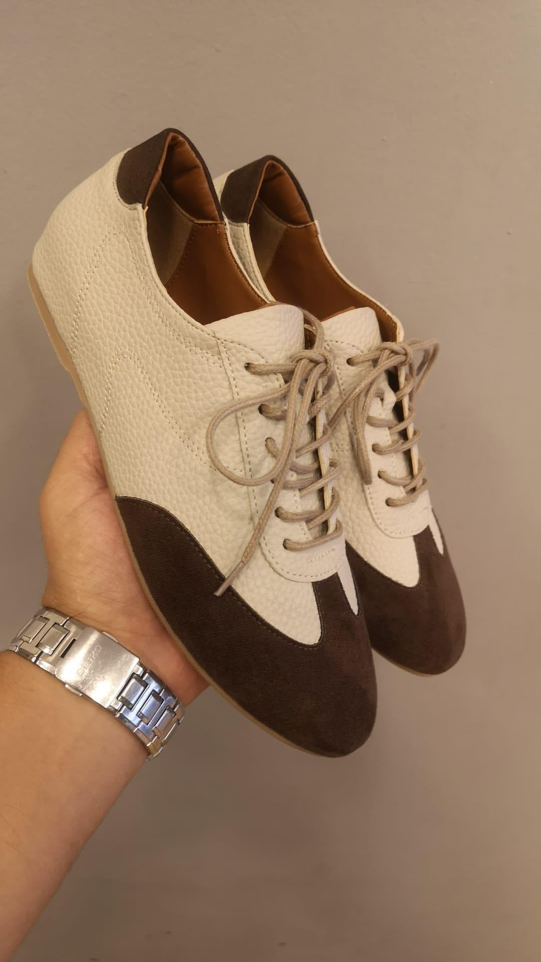 ACIKAHVE BEJ BAĞÇIKLI AYAKKABI