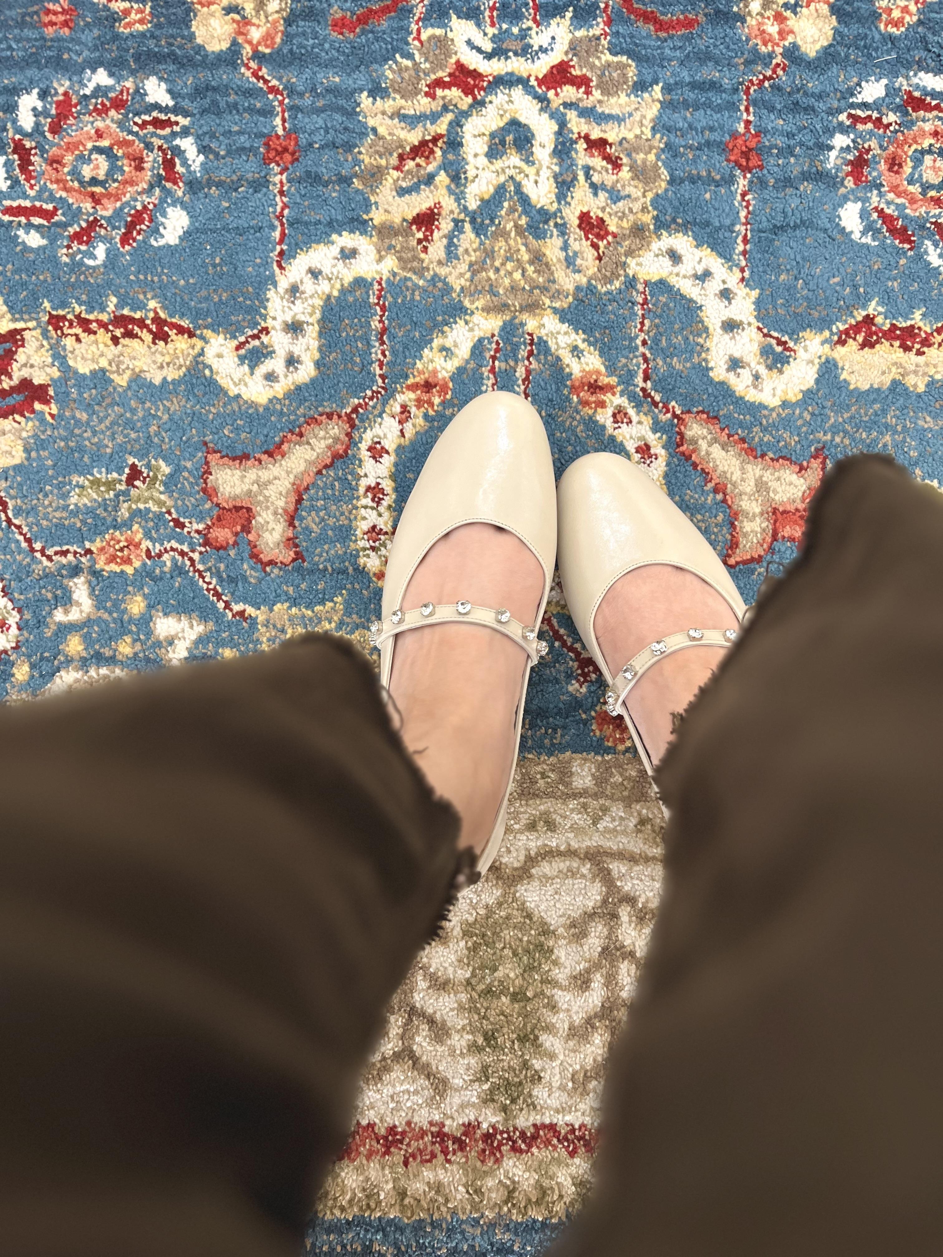 BEJ RUSTİK KUMAŞ TAŞLI BANTLI BABET