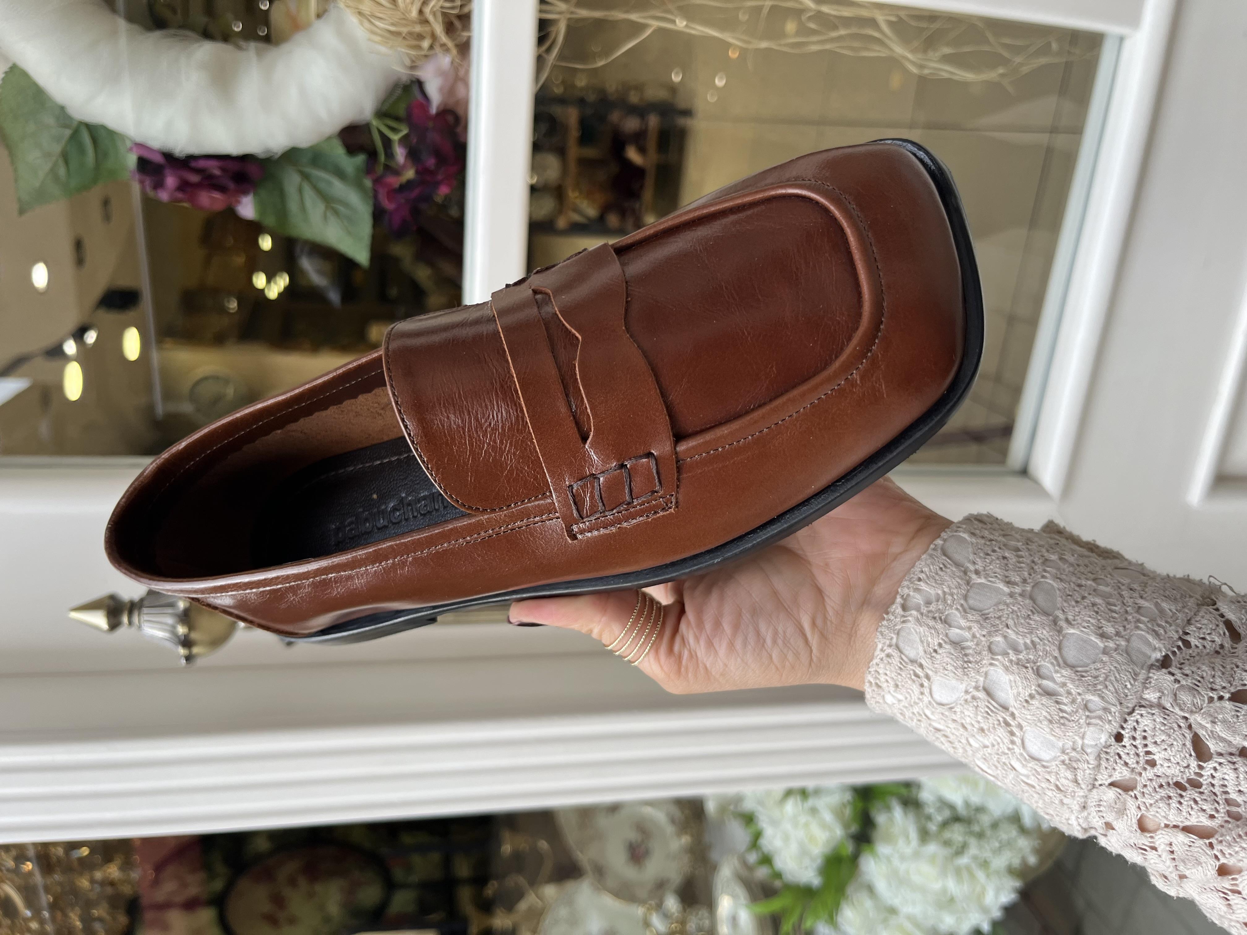 SPİRO KAHVE GERÇEK DERİ MAKOSEN 