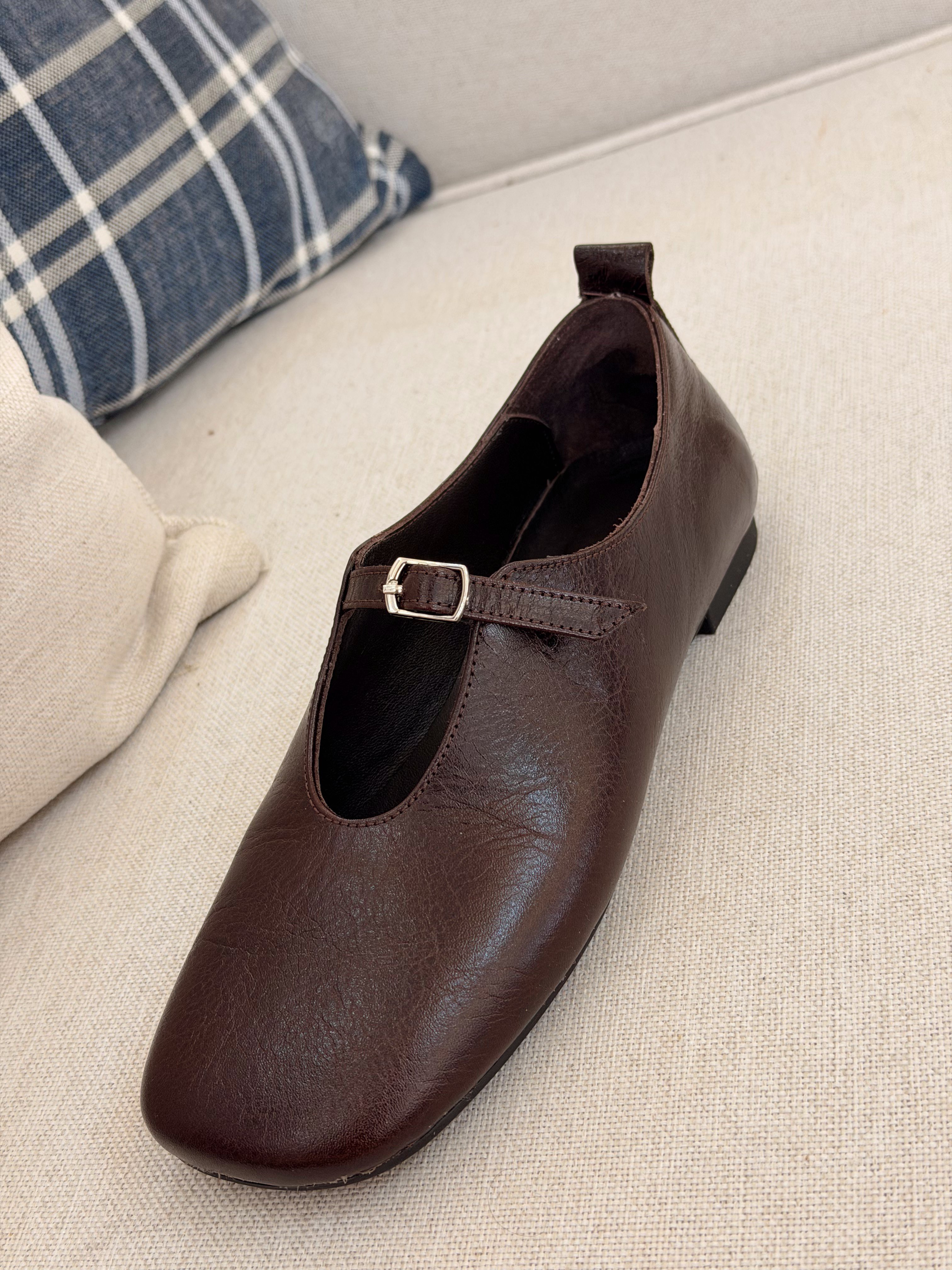 URBAN KAHVE DERİ KEMERLİ BABET 