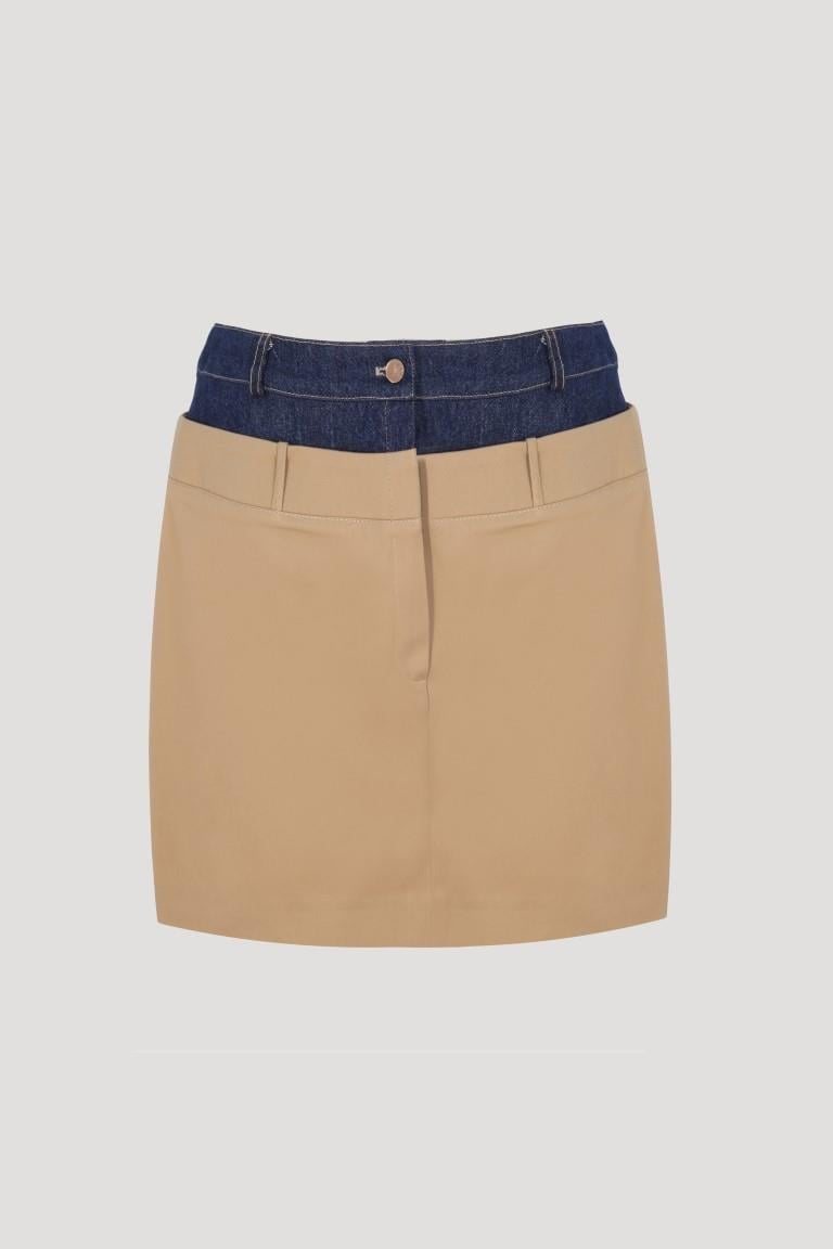 SORBE'Daily & UniformTHE DENIM BELT SKIRT