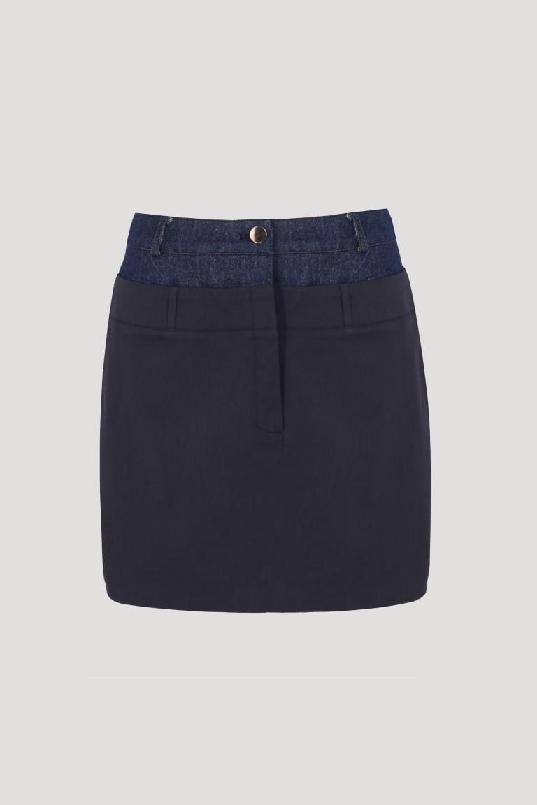 SORBE'Daily & UniformTHE DENIM BELT SKIRT