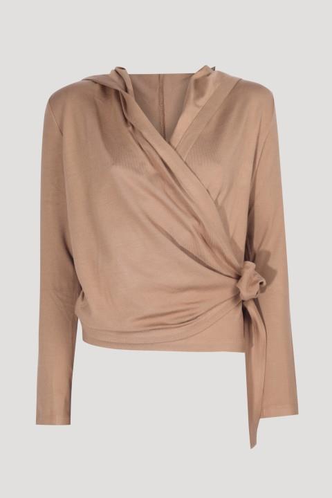 SORBE'Daily & UniformTHE KNIT WRAPPED TOP