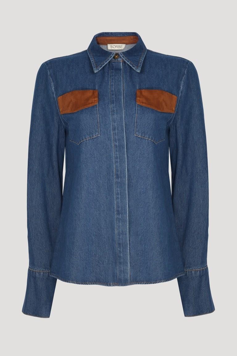 SORBE'Daily & UniformTHE MILITARY POCKET DENIM SHIRT