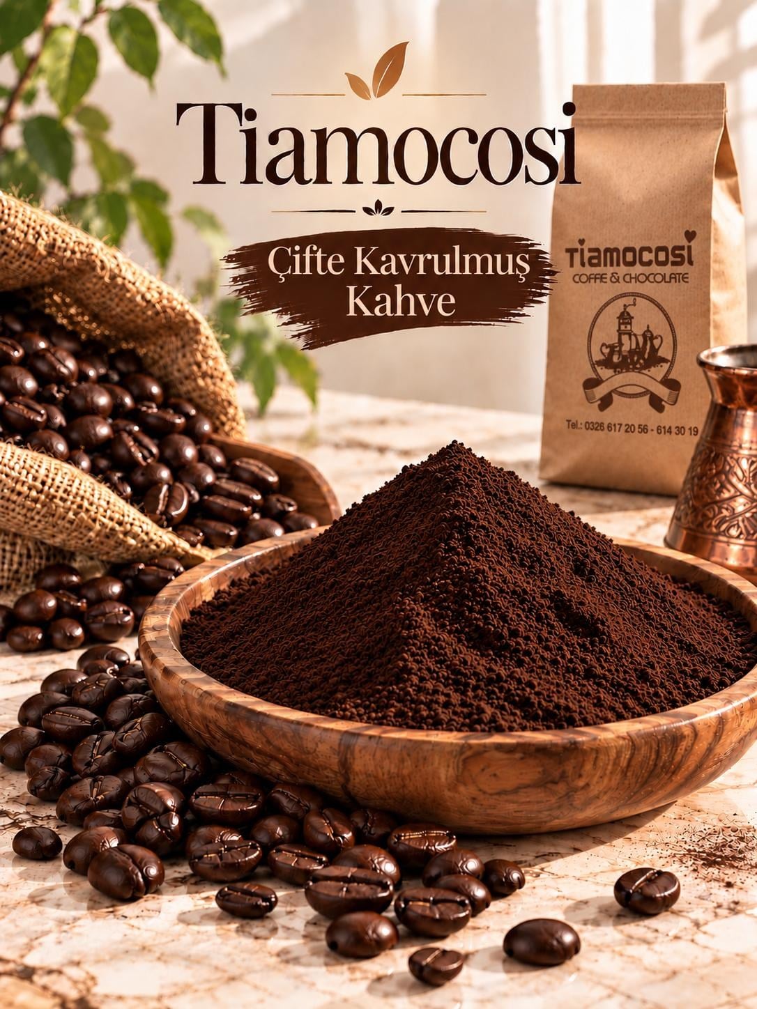 Çifte Kavrulmuş Türk Kahvesi 250 grÇifte Kavrulmuş Türk Kahvesi 250 gr | İskenderun Kahve | Kahve Sipariş | TİAMOCOSİ |Kahve
