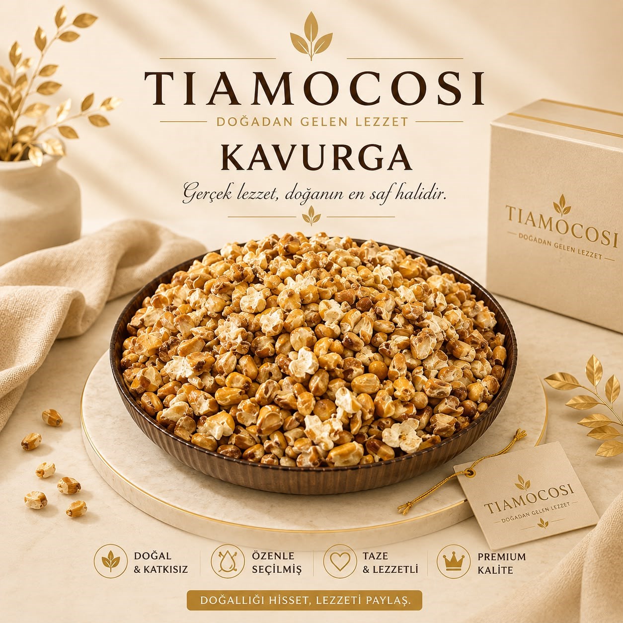 Kavurga 500 grKavurga 250 gr | Kavurga Nedir | Çedene | TİAMOCOSİ |Kuruyemiş