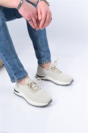 Bestello Bağcıklı Eva Taban Triko Sneaker 333-1994 Erkek Ayakkabı333-1994_GRI_40Spor Ayakkabı & Sneaker