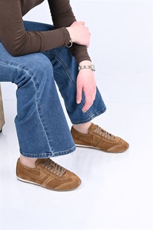 Bestello Bağcıklı Termo Taban Hakiki Deri Sneaker 341-0135 Kadın Ayakkabı341-0135_TARCINSUET_36Spor Ayakkabı & Sneaker