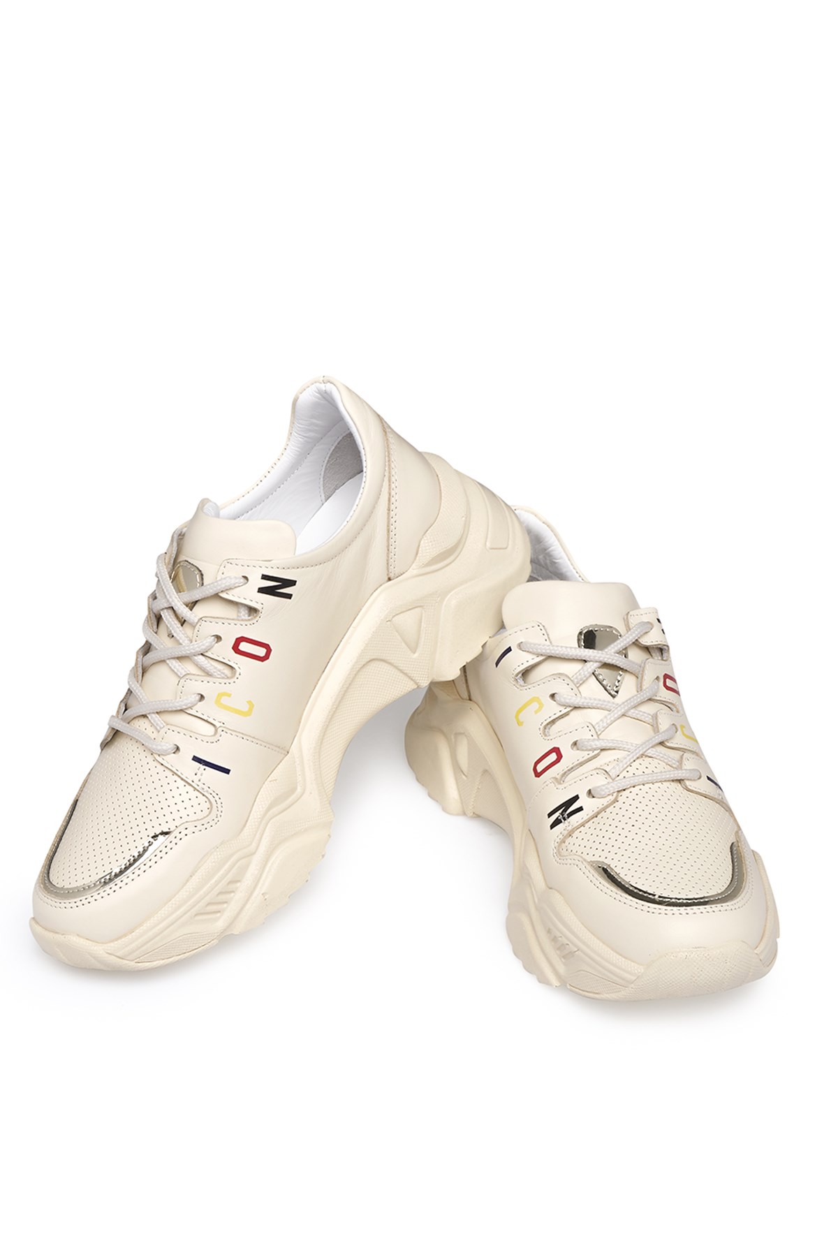 Bestello Bağcıklı Sneaker BEJ 101-206570-41 Kadın Ayakkabı