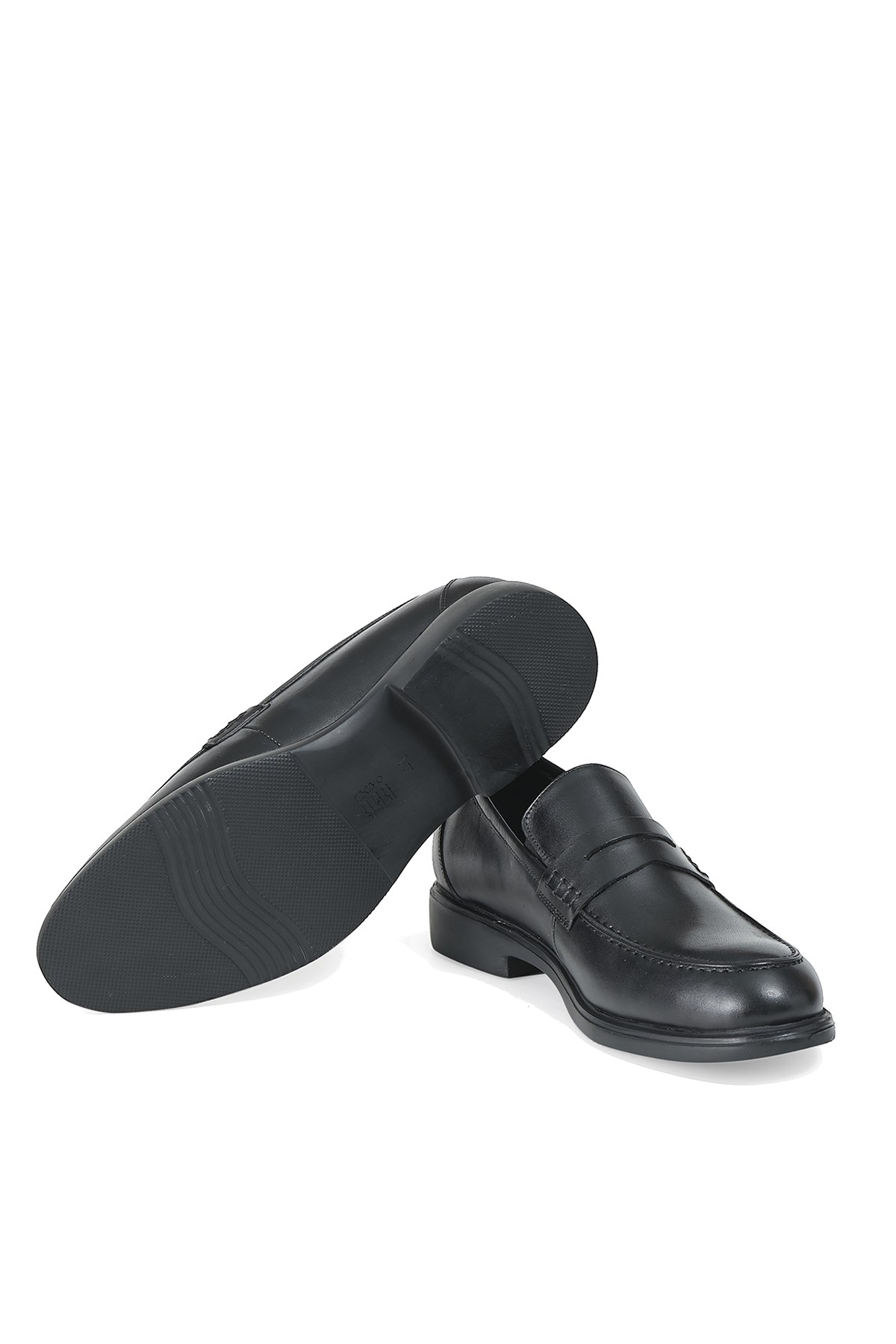 Bestello Bağcıksız Klasik SIYAH 015-100 Erkek Ayakkabı