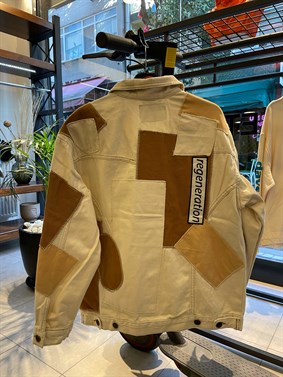 Oversize Denim Jacket-Çok Renkli