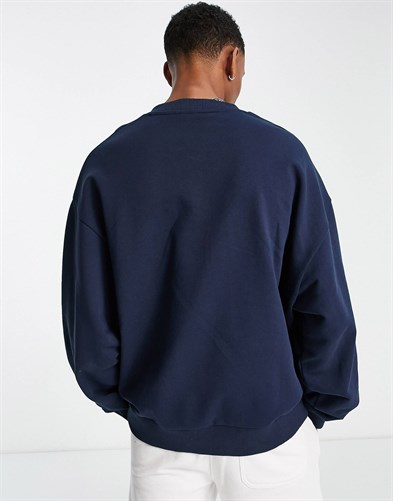 Unisex Oversize Sweatshirt-Lacivert