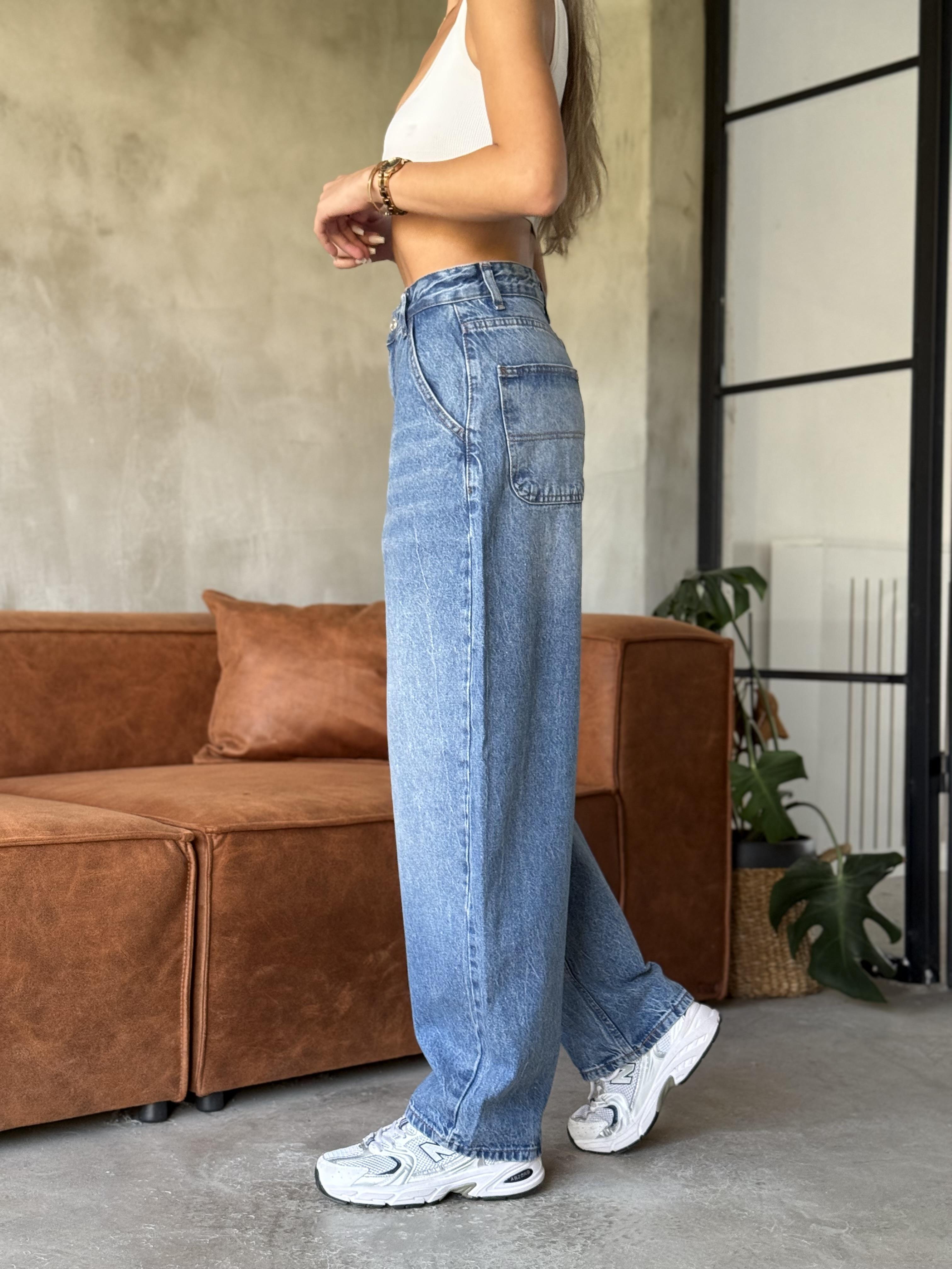 Balon Baggy Jean - Mavi
