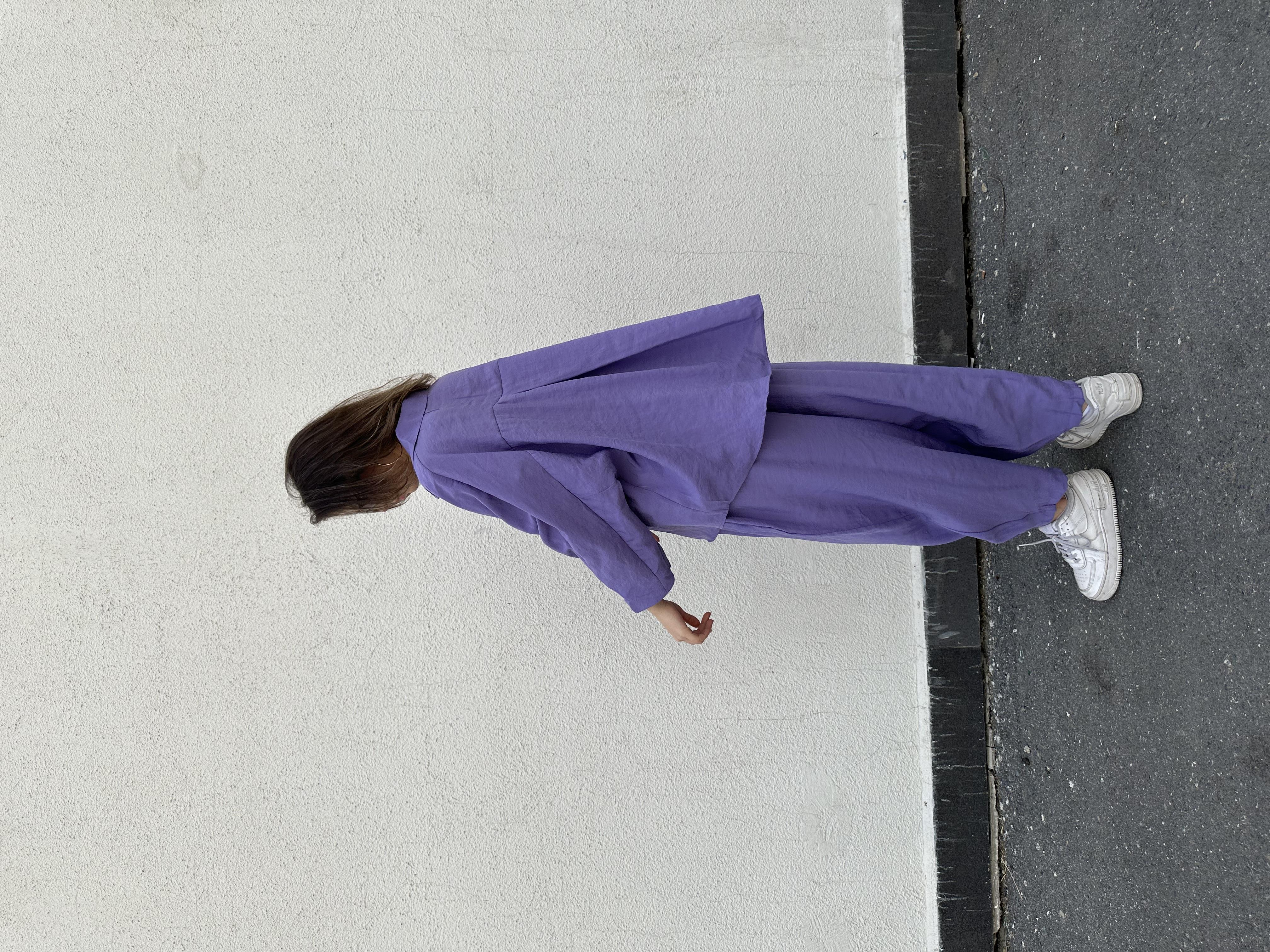 Candy Tensel Oversize Takım - Lila