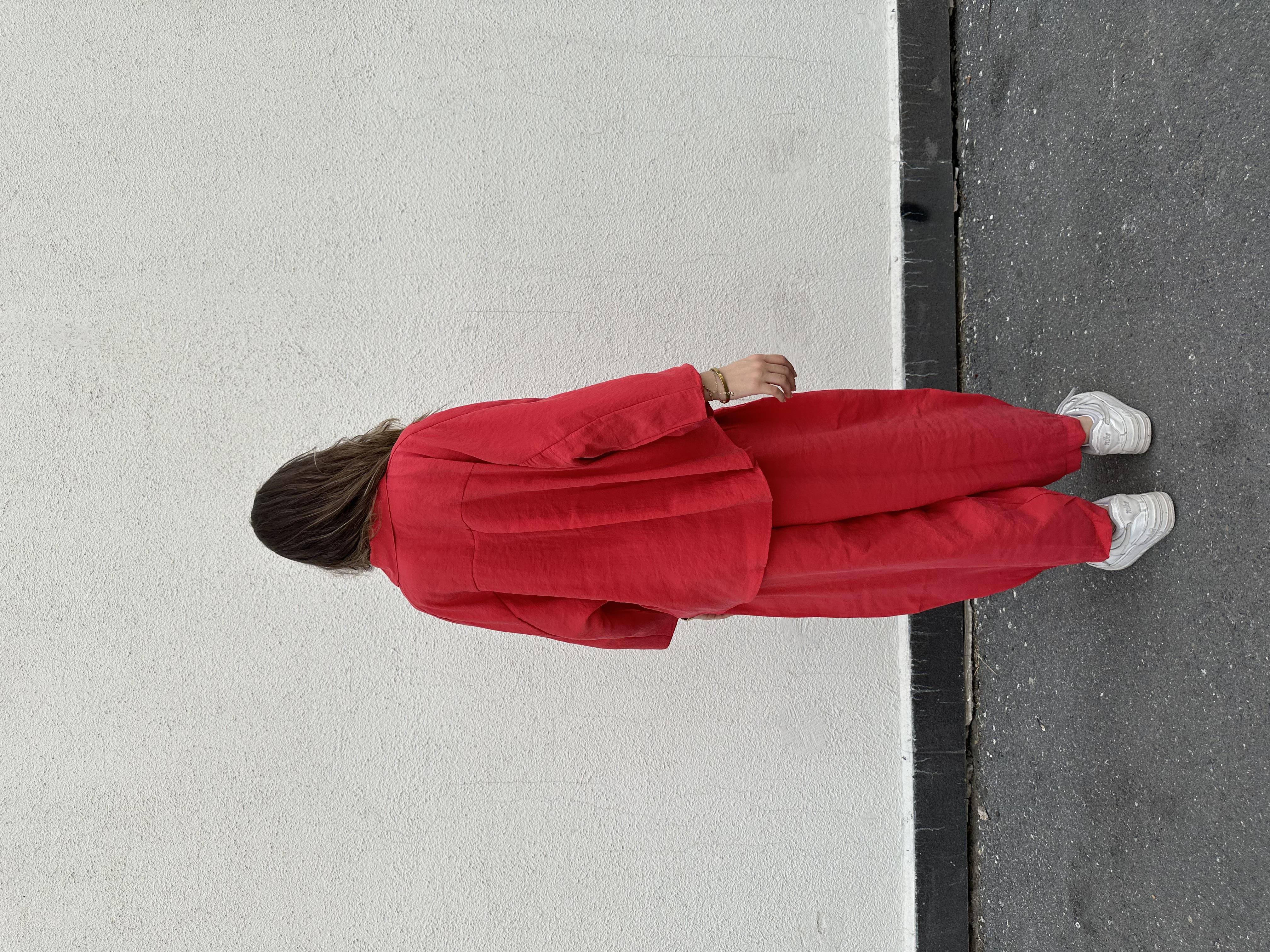 Candy Tensel Oversize Takım - Nar Çiçeği
