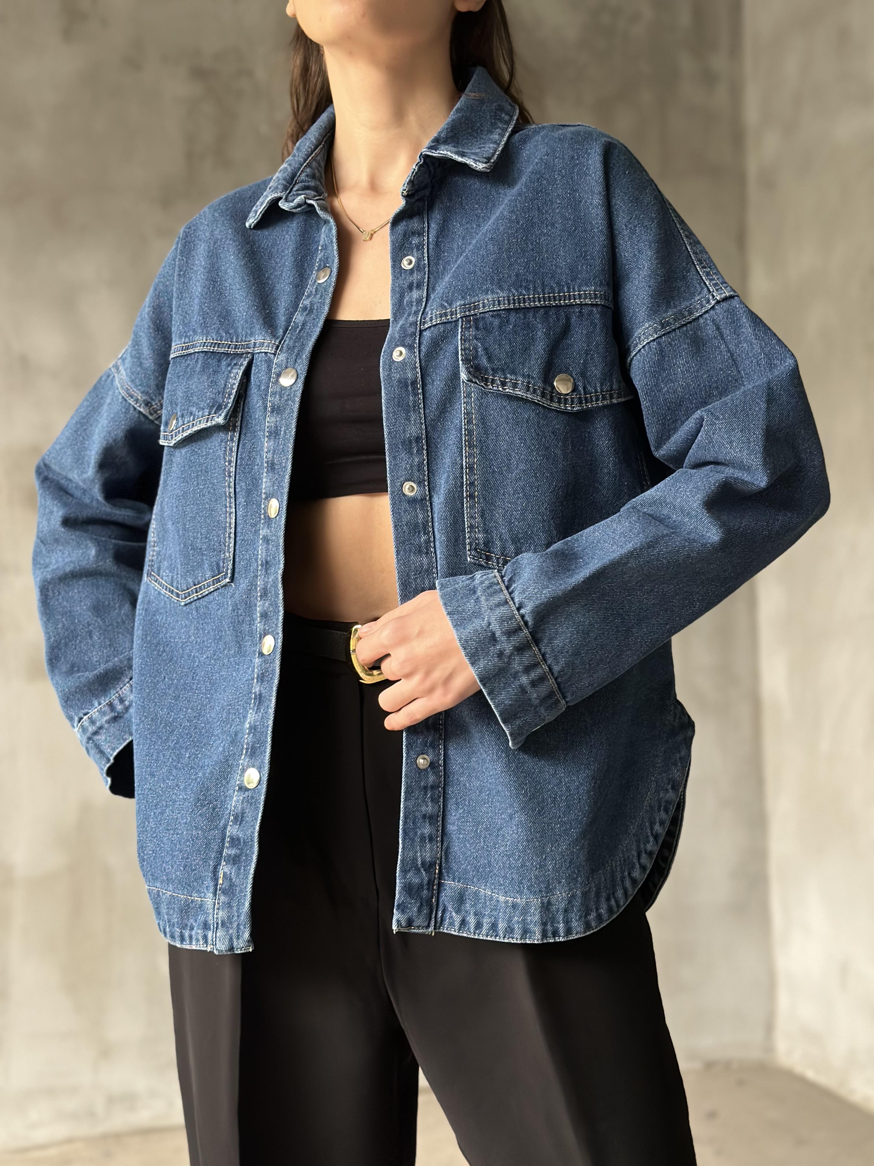 Denim Gömlek Ceket 