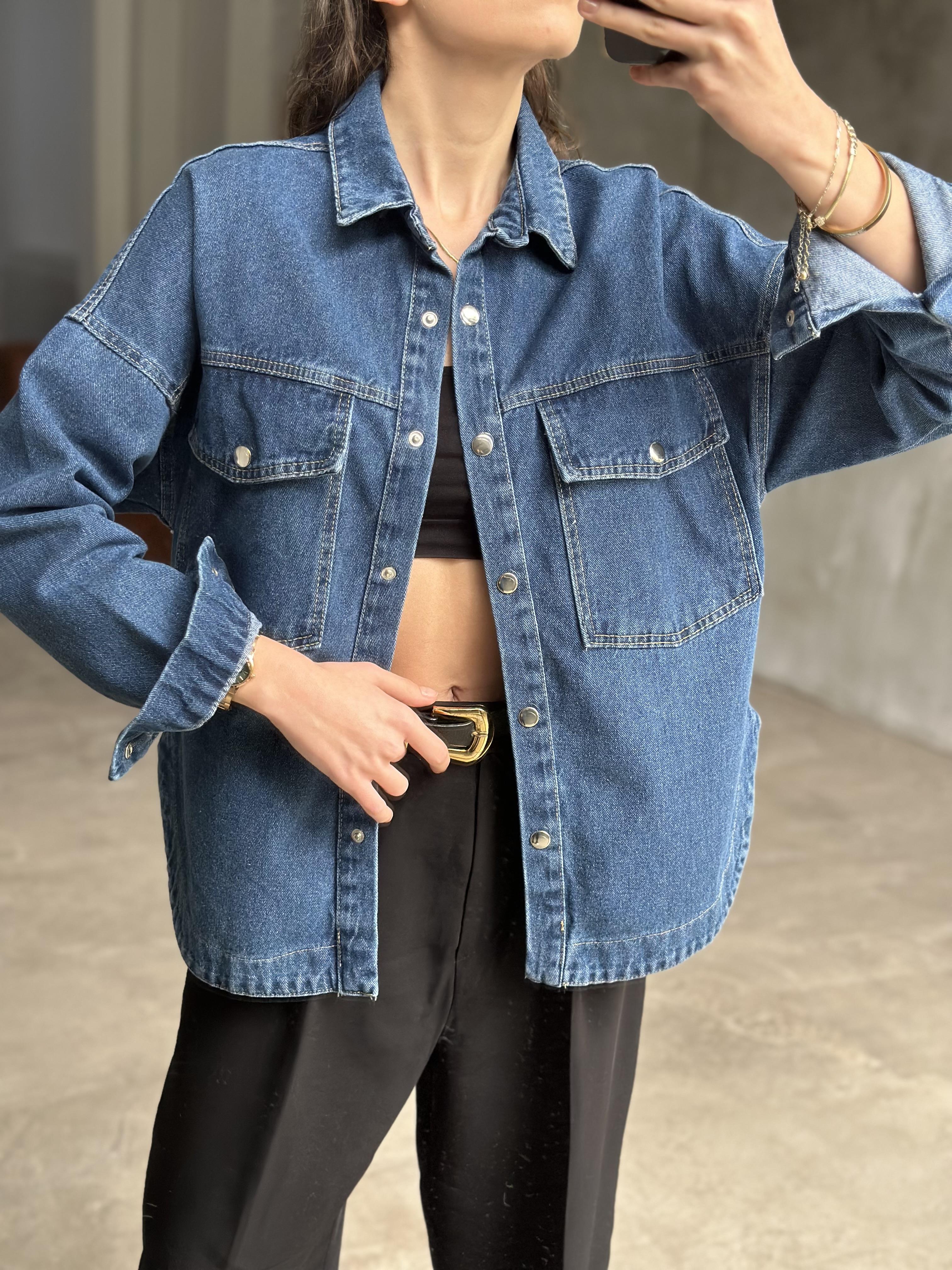 Denim Gömlek Ceket 