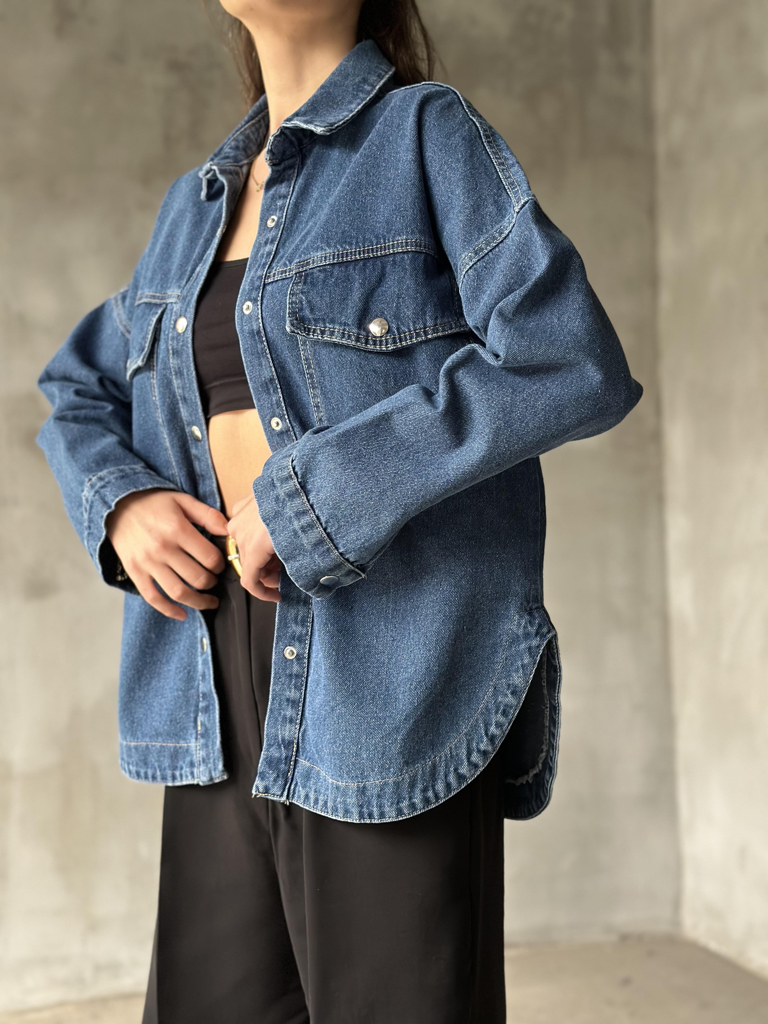 Denim Gömlek Ceket 