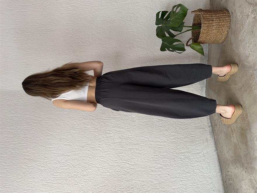 Gabardin Şalvar Pantolon - füme 