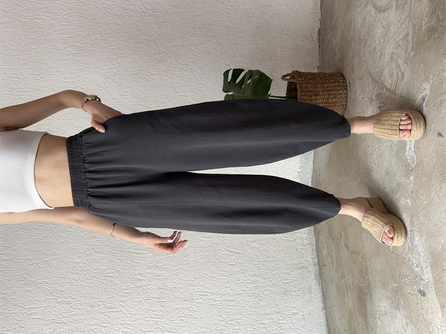 Gabardin Şalvar Pantolon - füme 